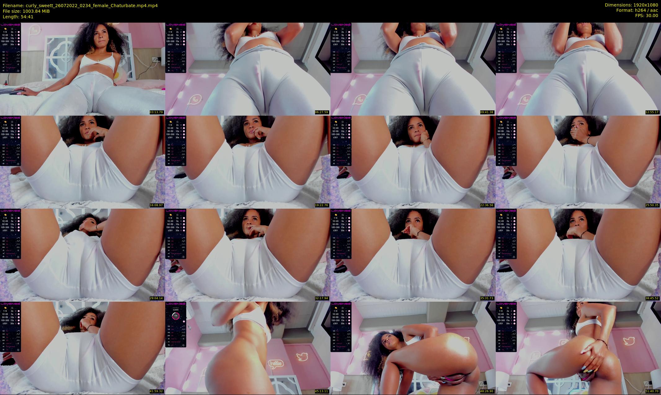 curly_sweett — 55 minute Chaturbate female cam show recording, 1080p, Jul 26, 2022
