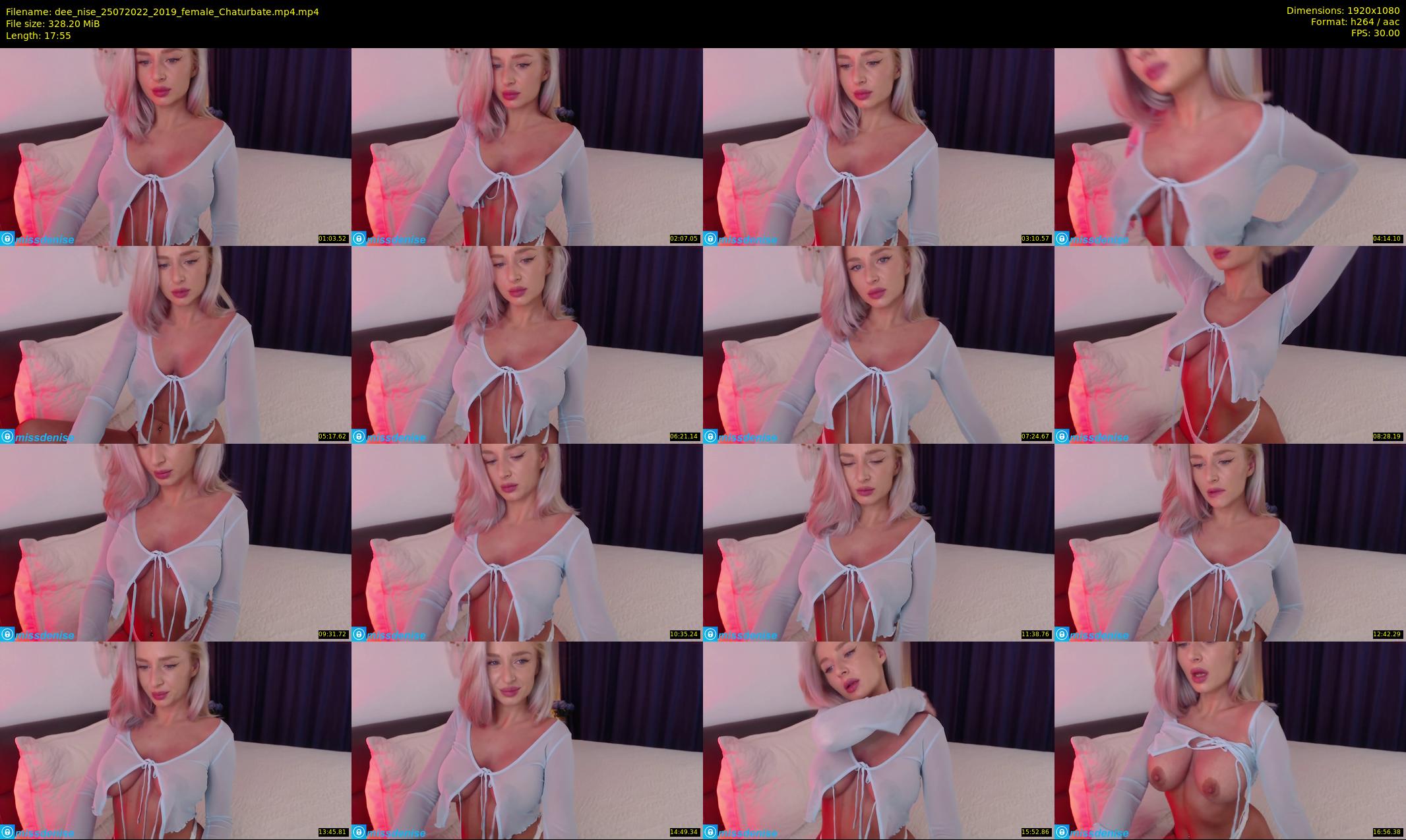 dee_nise — 18 minute Chaturbate female cam show recording, 1080p, Jul 25, 2022