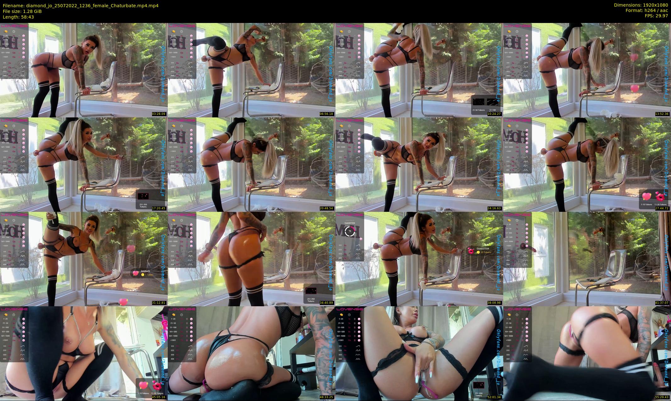 diamond_jo — 59 minute Chaturbate female cam show recording, 1080p, Jul 25, 2022