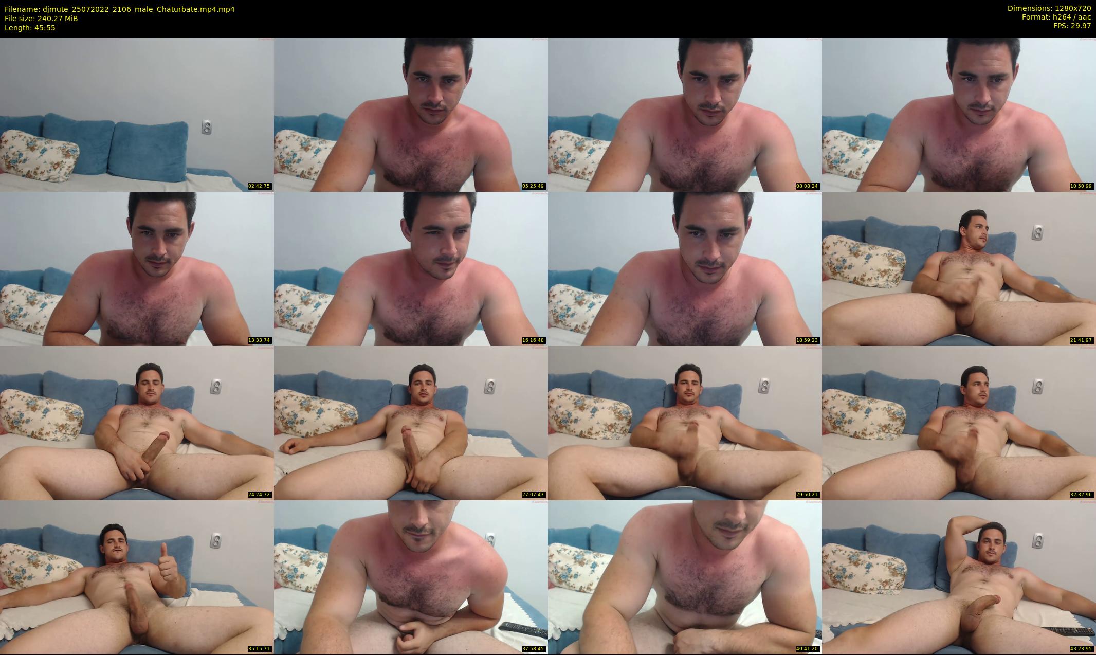 djmute — 46 minute Chaturbate male cam show recording, 720p, Jul 25, 2022