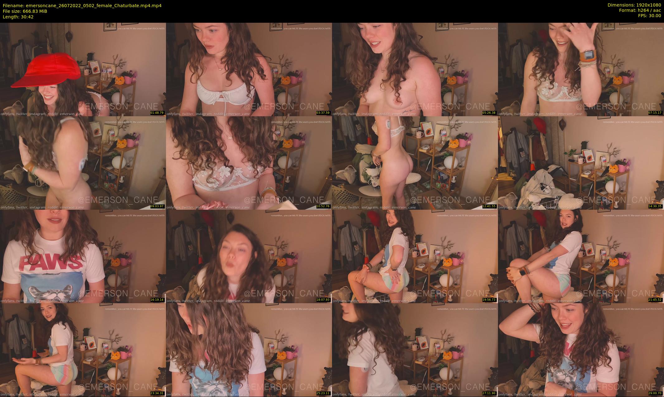 emersoncane — 31 minute Chaturbate female cam show recording, 1080p, Jul 26, 2022