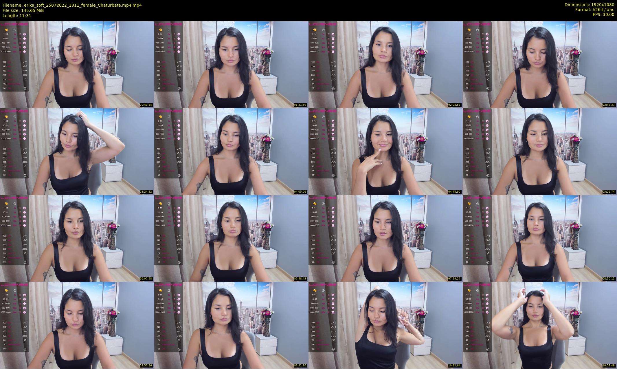 erika_soft — 12 minute Chaturbate female cam show recording, 1080p, Jul 25, 2022