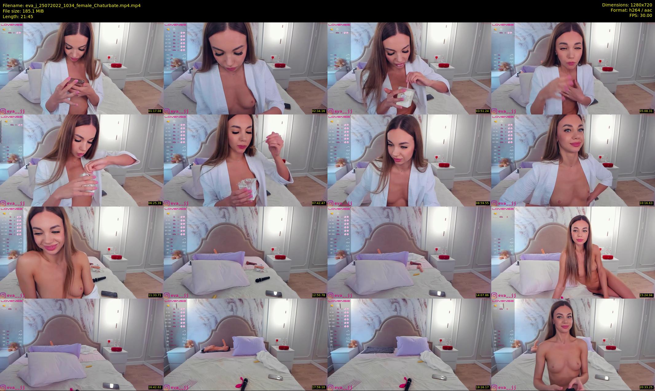 eva_j — 22 minute Chaturbate female cam show recording, 720p, Jul 25, 2022