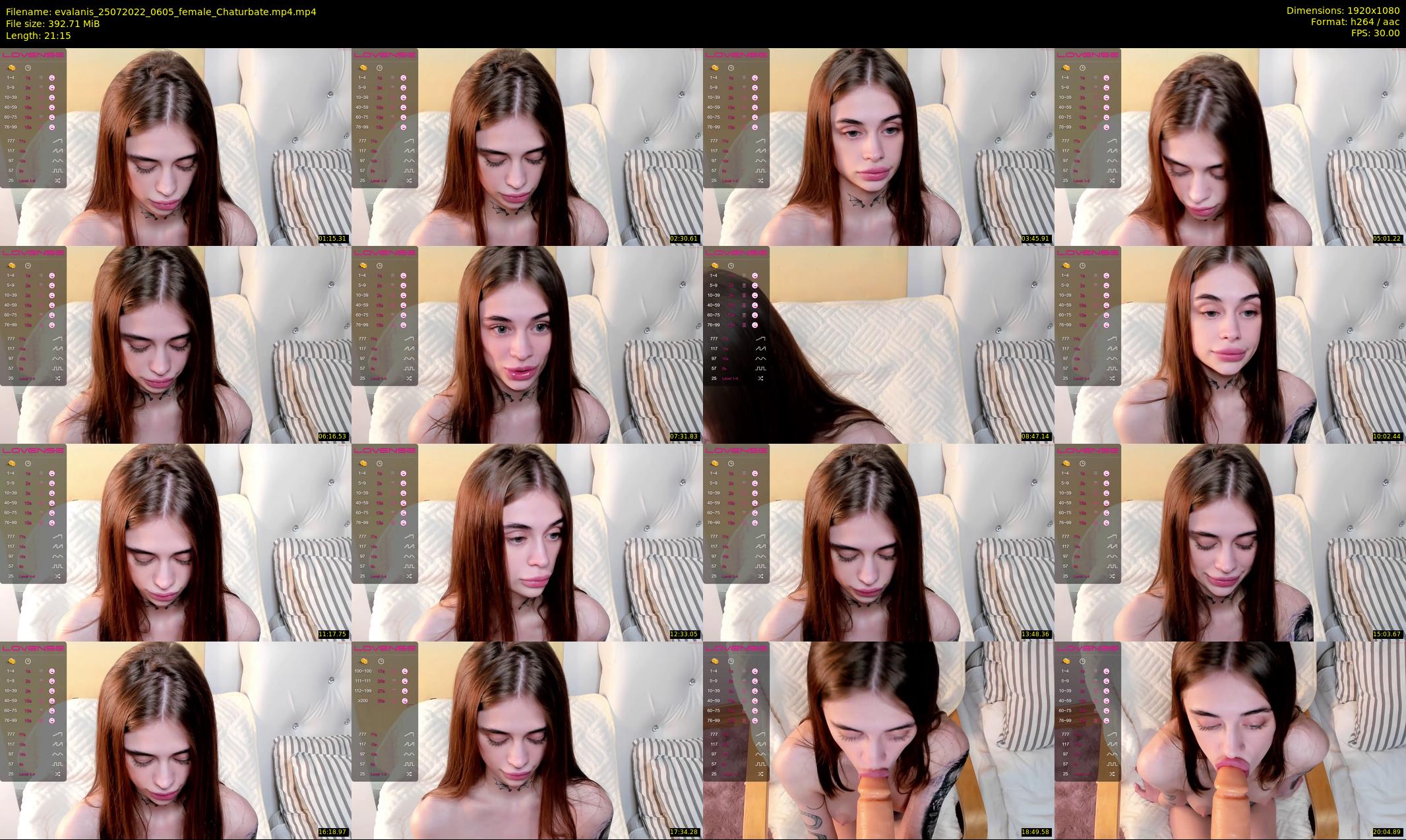 evalanis — 22 minute Chaturbate couple cam show recording, 1080p, Jul 25, 2022