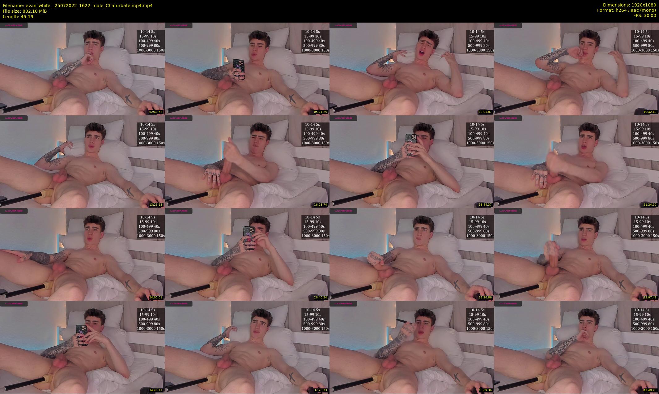 evan_white_ — 46 minute Chaturbate male cam show recording, 1080p, Jul 25, 2022