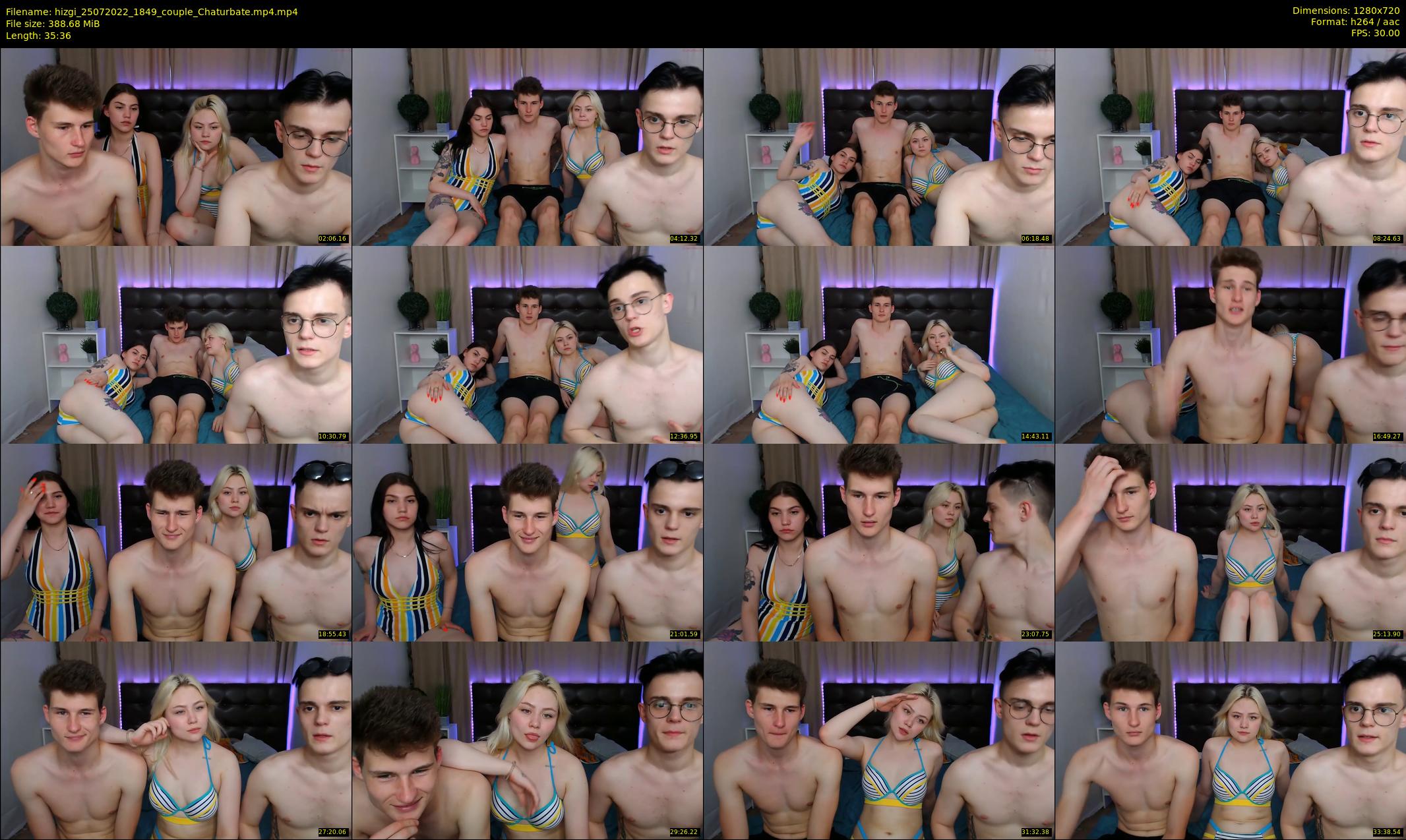 hizgi — 36 minute Chaturbate couple cam show recording, 720p, Jul 25, 2022