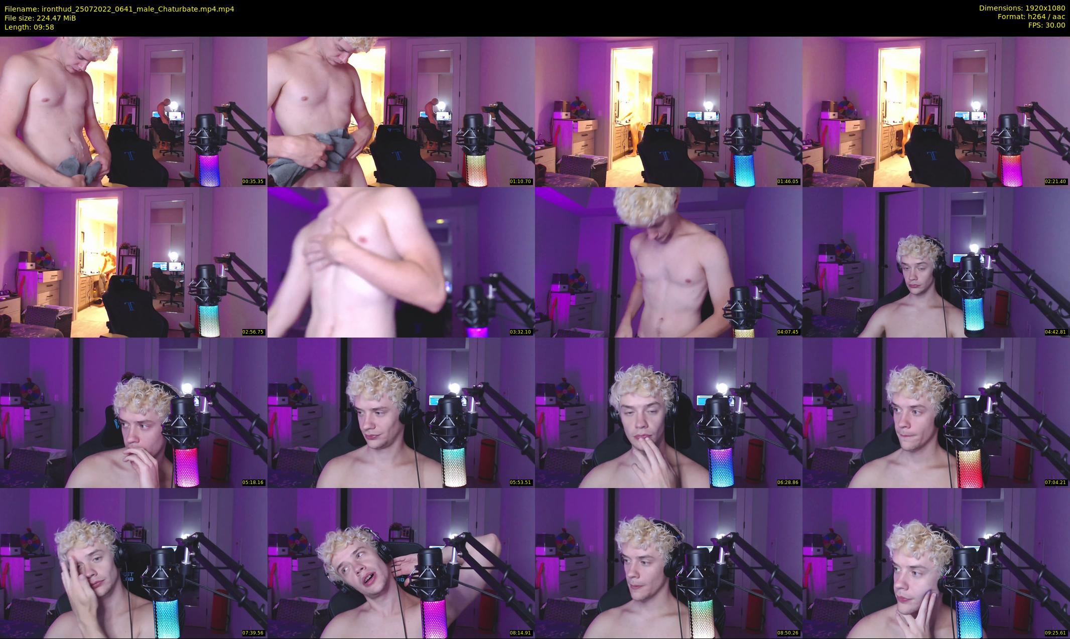 ironthud — 10 minute Chaturbate male cam show recording, 1080p, Jul 25, 2022