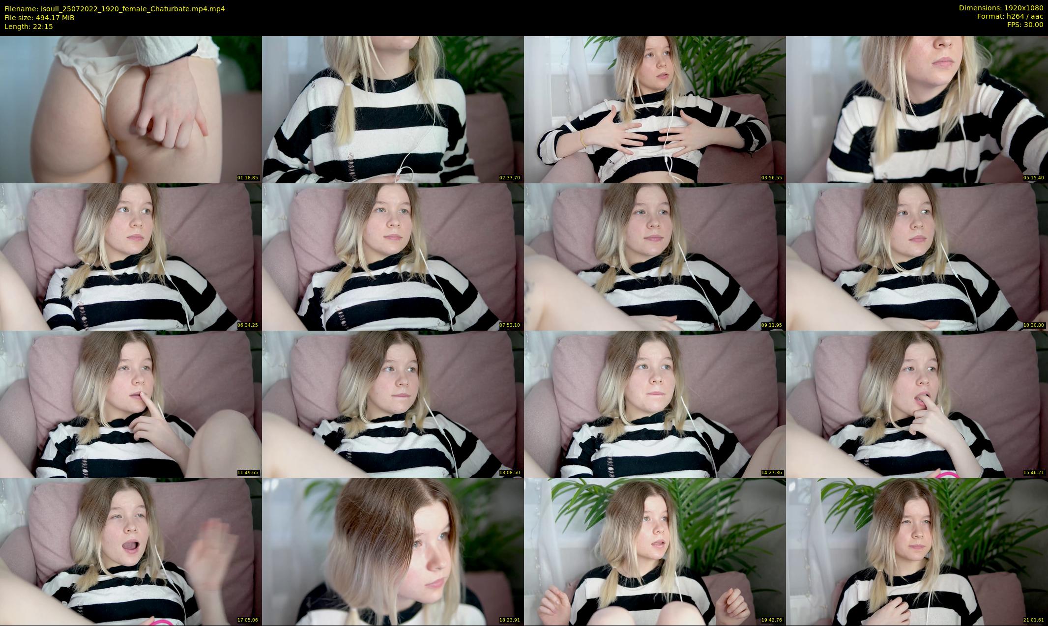 isoull — 23 minute Chaturbate female cam show recording, 1080p, Jul 25, 2022