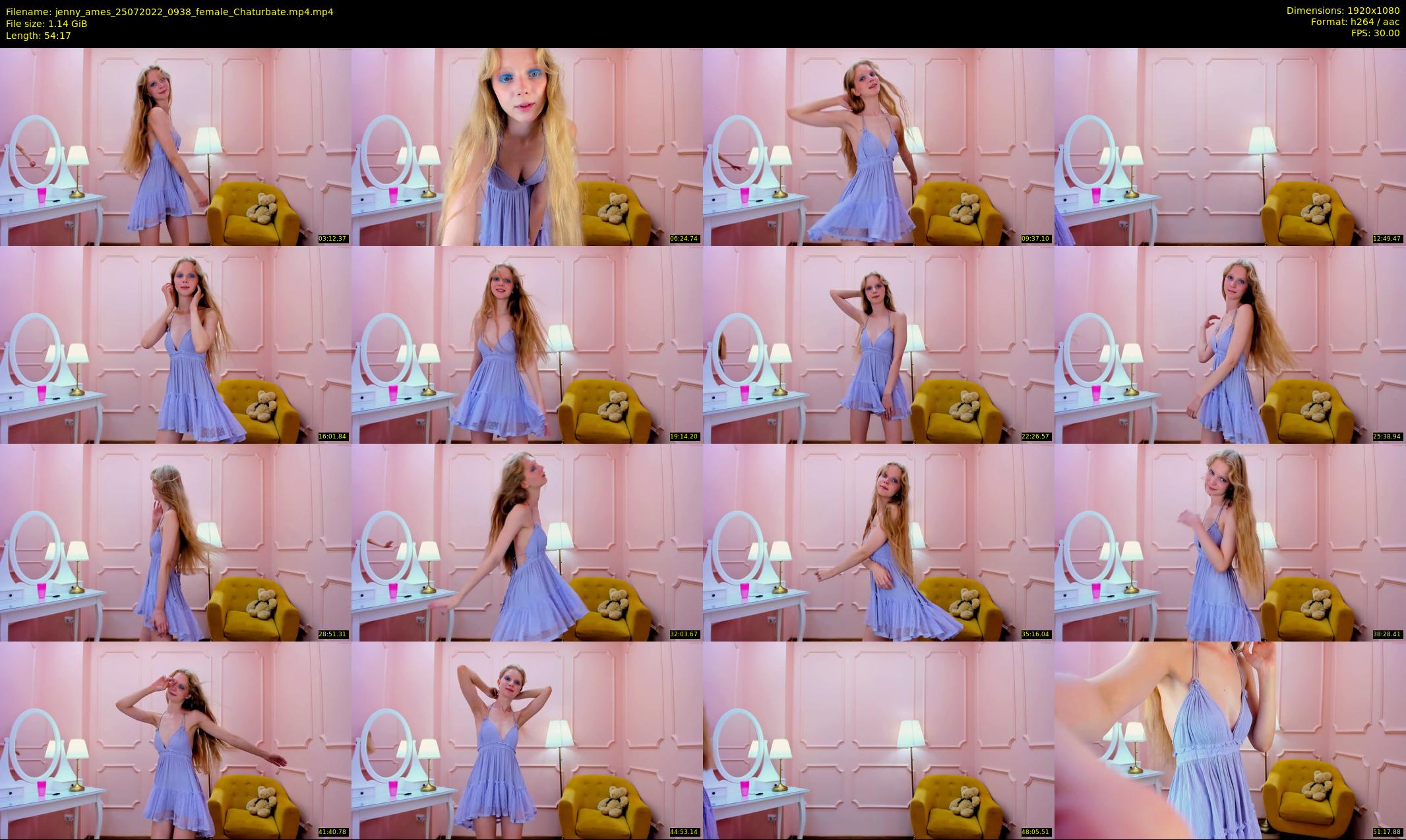 jenny_ames — 55 minute Chaturbate female cam show recording, 1080p, Jul 25, 2022