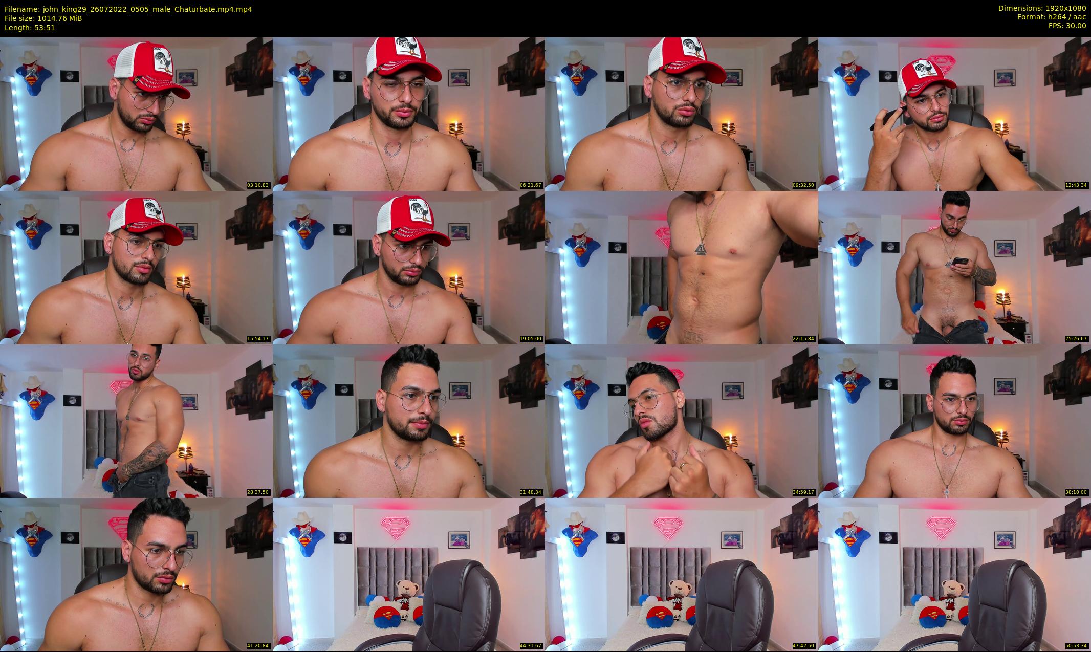 john_king29 — 54 minute Chaturbate male cam show recording, 1080p, Jul 26, 2022