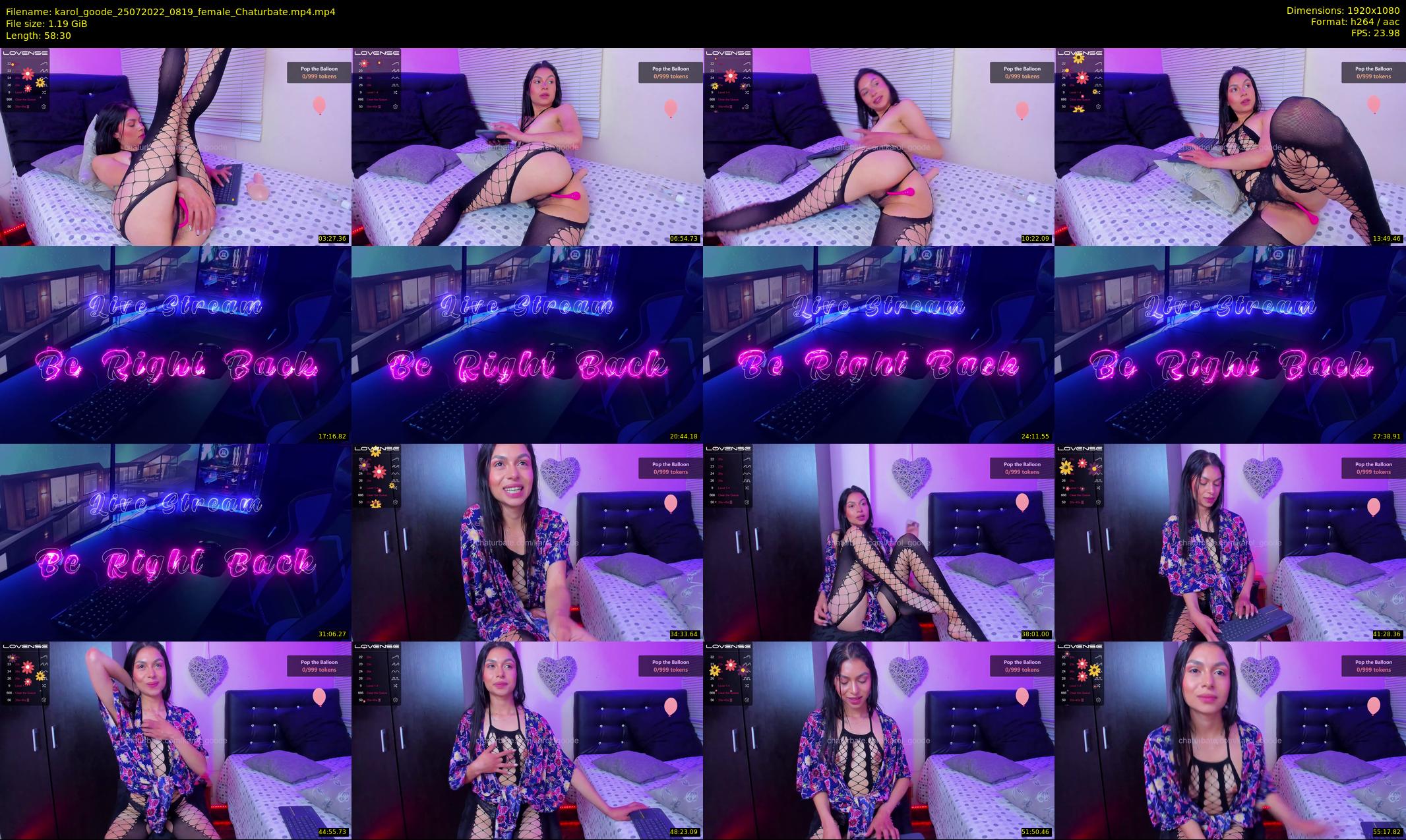 karol_goode — 59 minute Chaturbate female cam show recording, 1080p, Jul 25, 2022