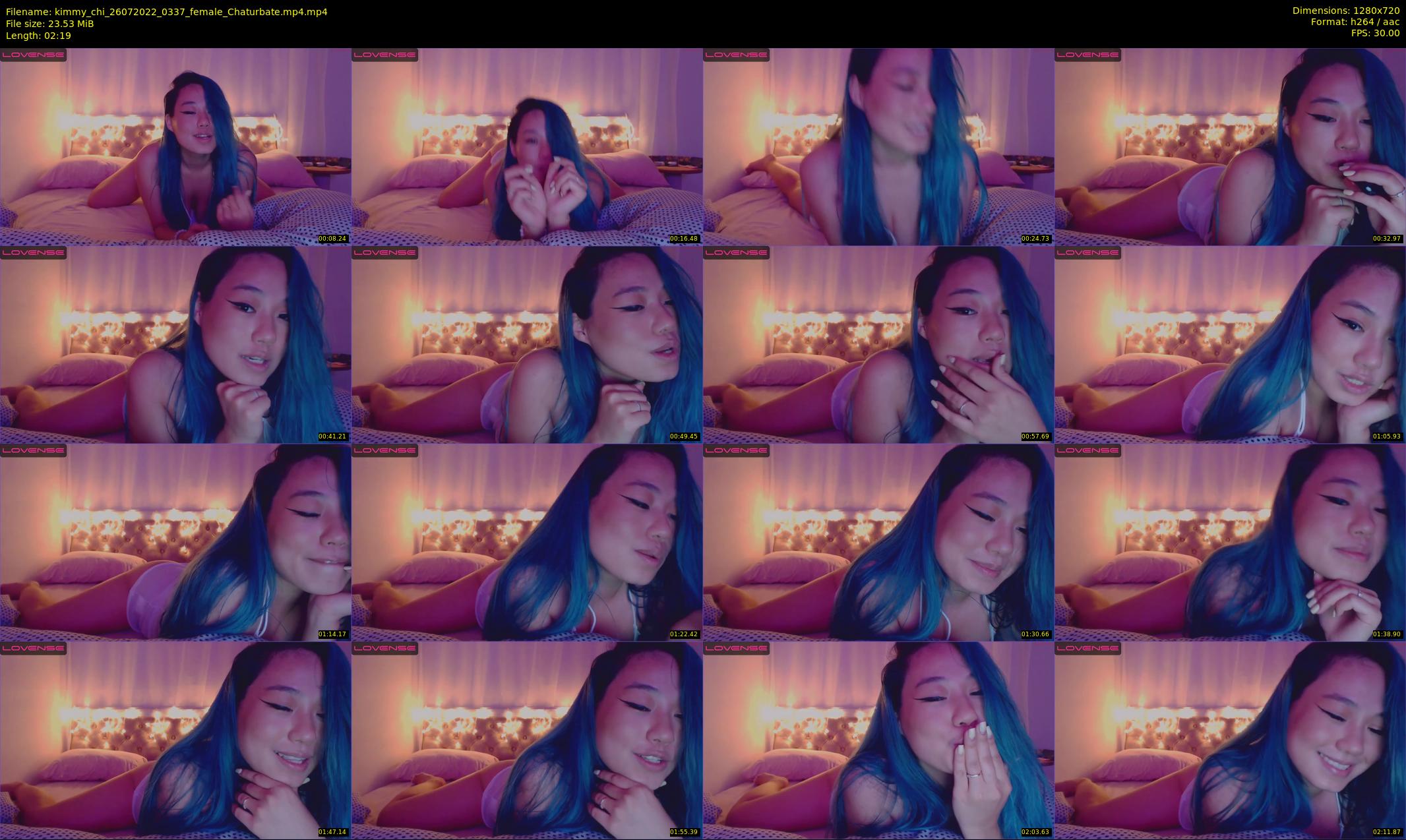 kimmy_chi — 3 minute Chaturbate female cam show recording, 720p, Jul 26, 2022