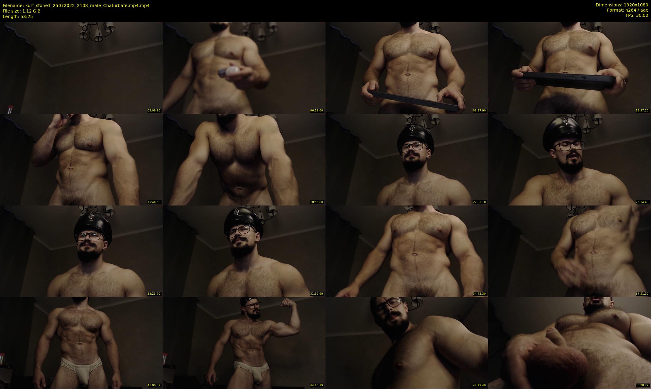 kurt_stone1 — 54 minute Chaturbate male cam show recording, 1080p, Jul 25, 2022