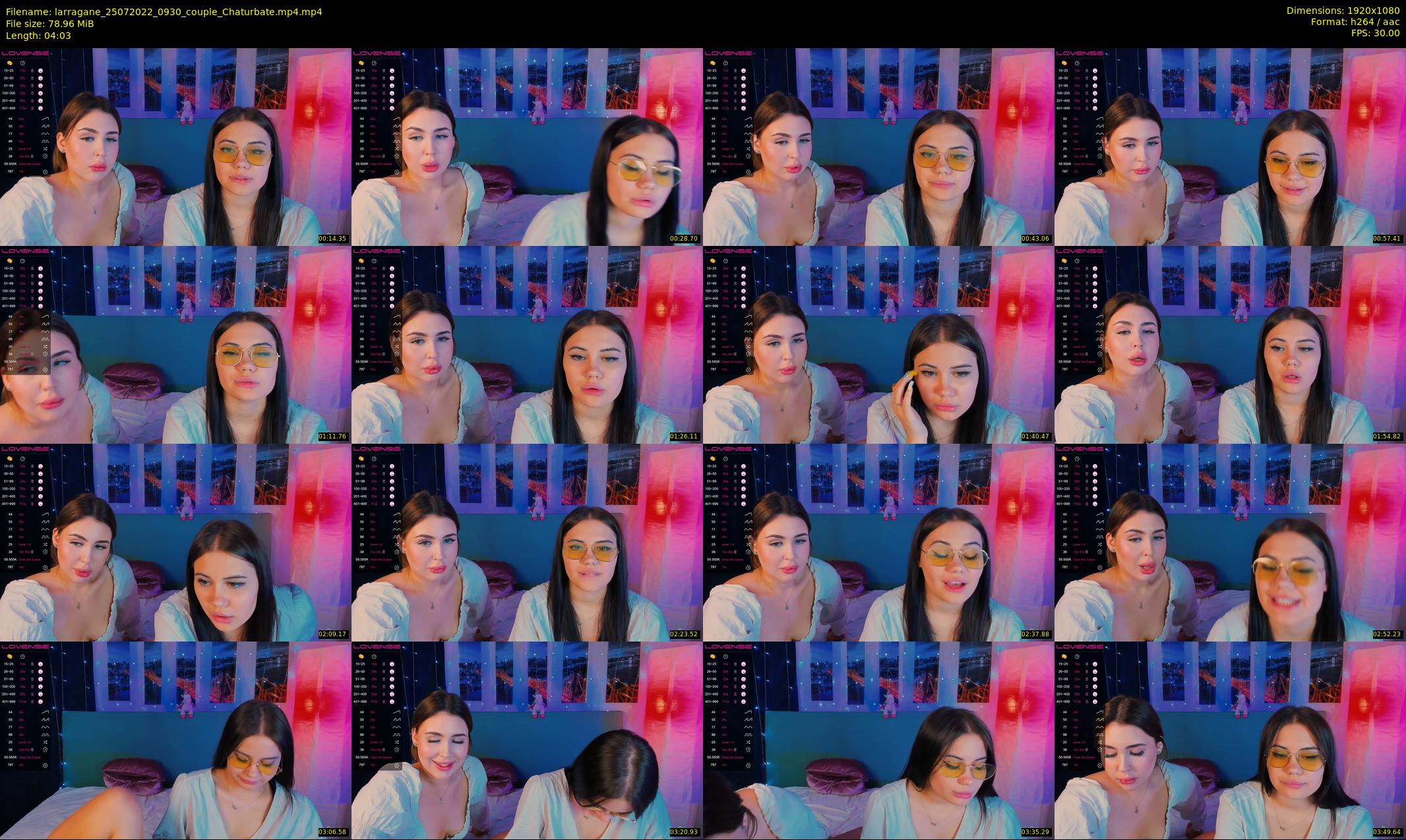 larragane — 5 minute Chaturbate couple cam show recording, 1080p, Jul 25, 2022