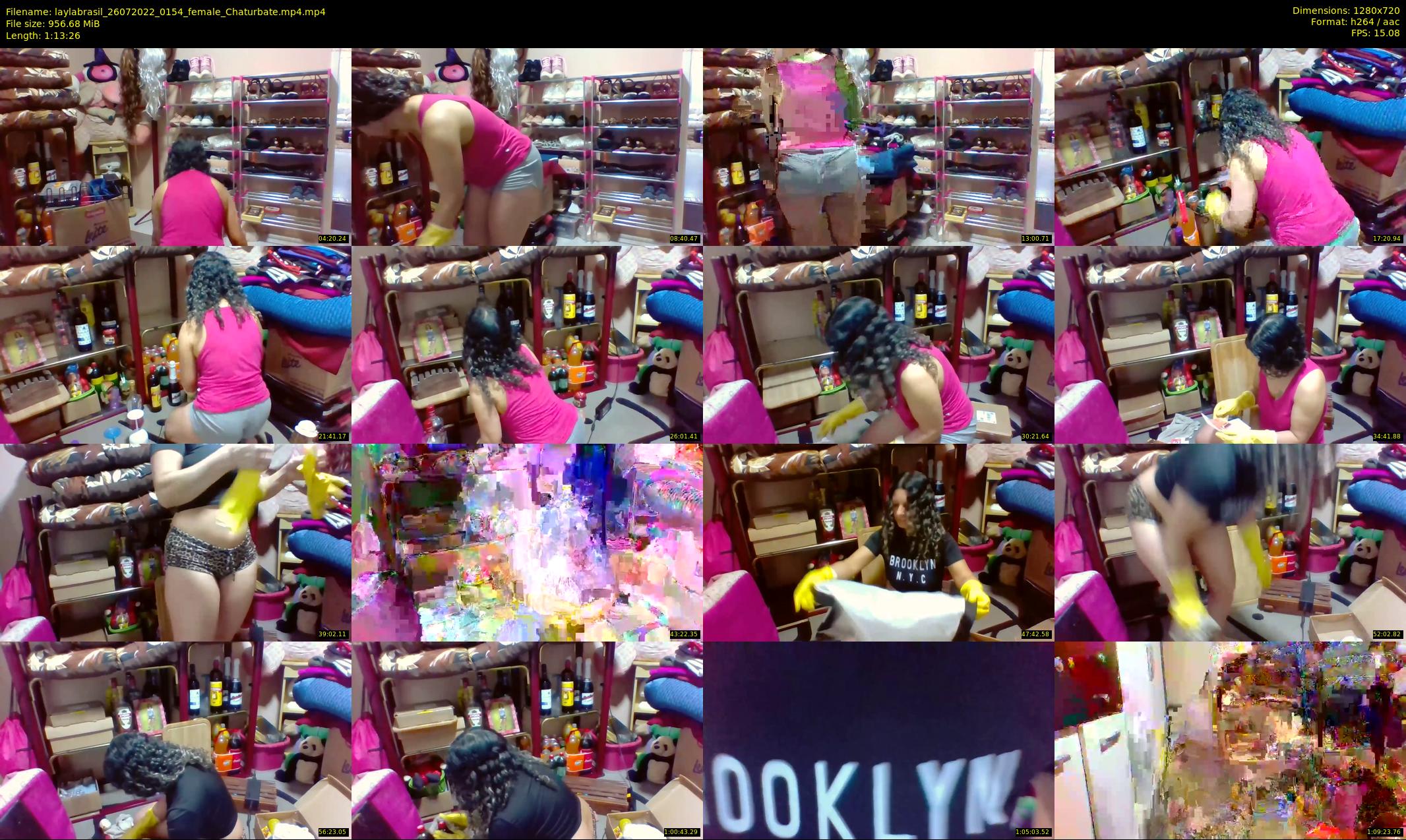 laylabrasil — 74 minute Chaturbate female cam show recording, 720p, Jul 26, 2022