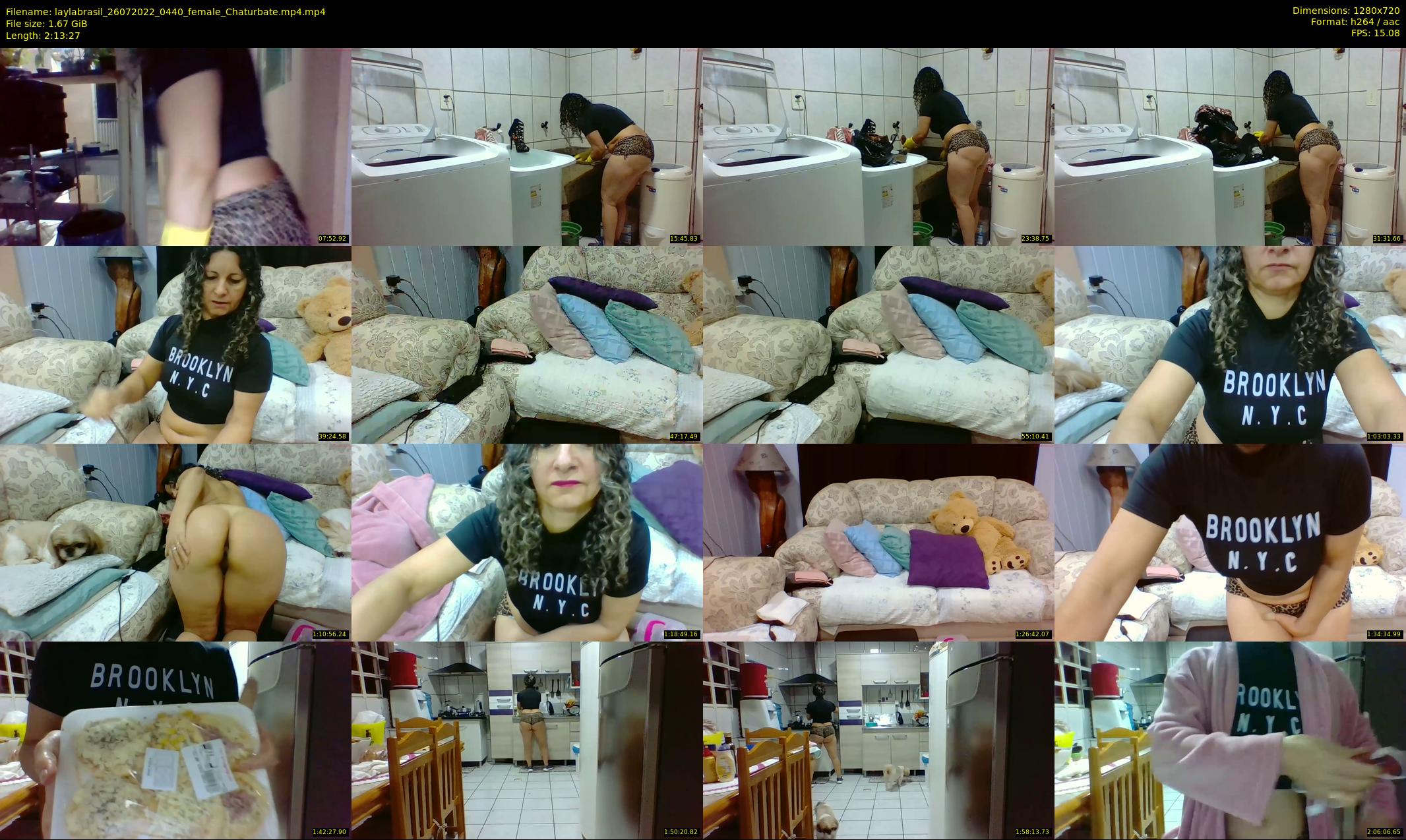 laylabrasil — 134 minute Chaturbate female cam show recording, 720p, Jul 26, 2022