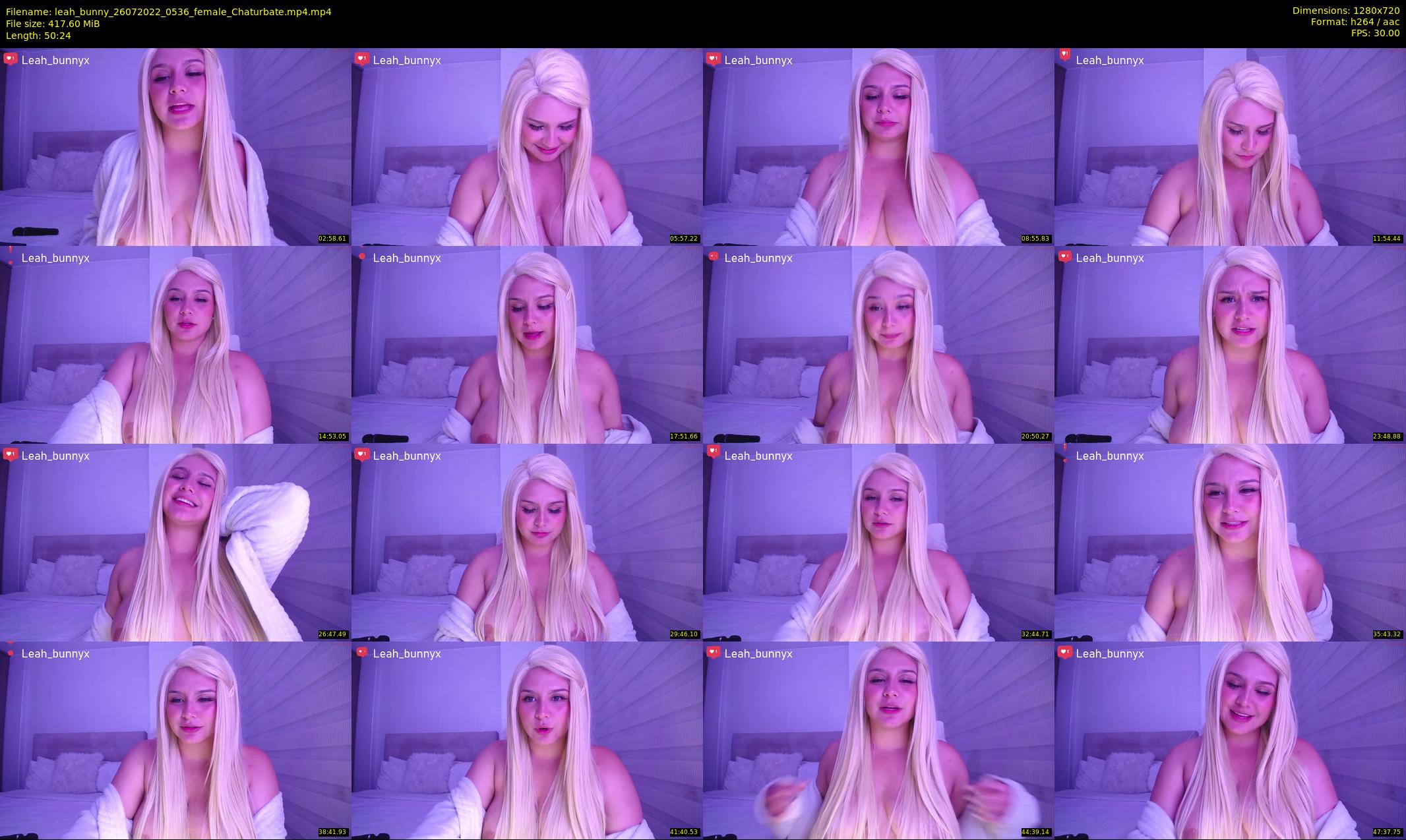 leah_bunny — 51 minute Chaturbate female cam show recording, 720p, Jul 26, 2022