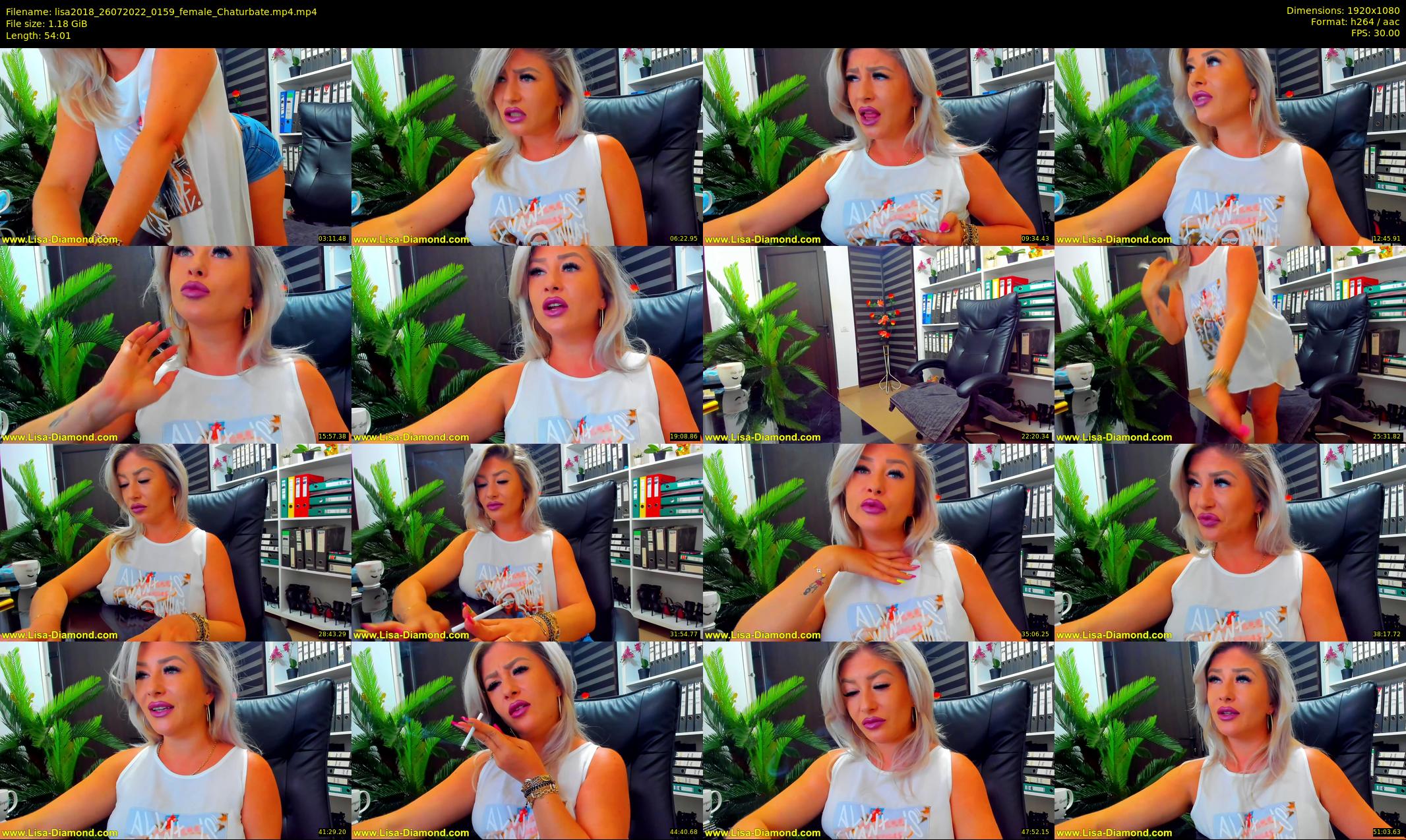 lisa2018 — 55 minute Chaturbate female cam show recording, 1080p, Jul 26, 2022