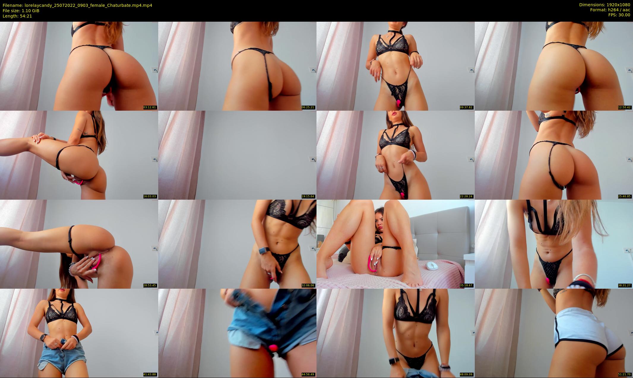 lorelaycandy — 55 minute Chaturbate female cam show recording, 1080p, Jul 25, 2022