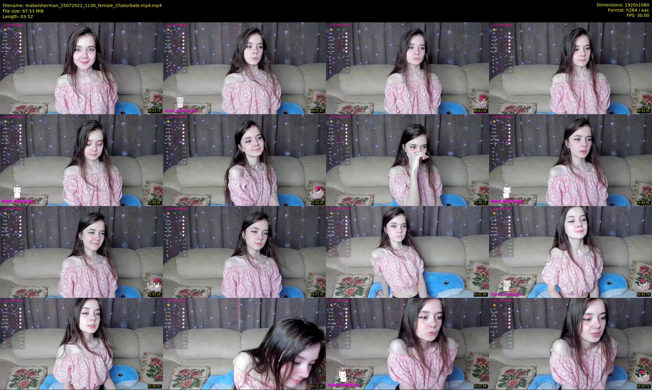 mabelsherman — 4 minute Chaturbate couple cam show recording, 1080p, Jul 25, 2022