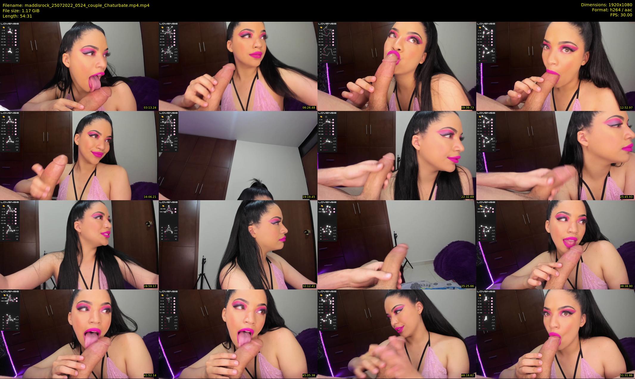maddisrock — 55 minute Chaturbate couple cam show recording, 1080p, Jul 25, 2022