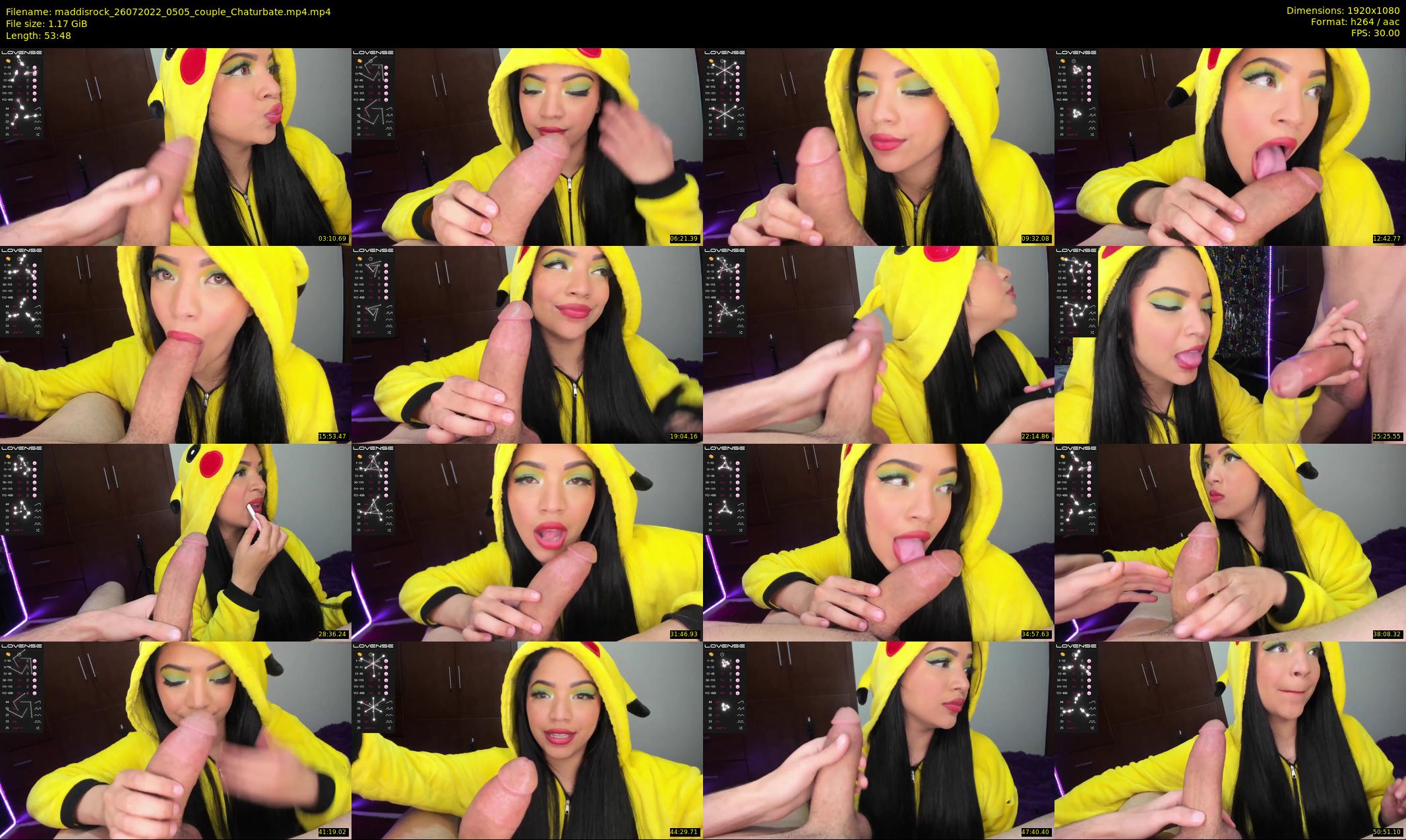 maddisrock — 54 minute Chaturbate couple cam show recording, 1080p, Jul 26, 2022
