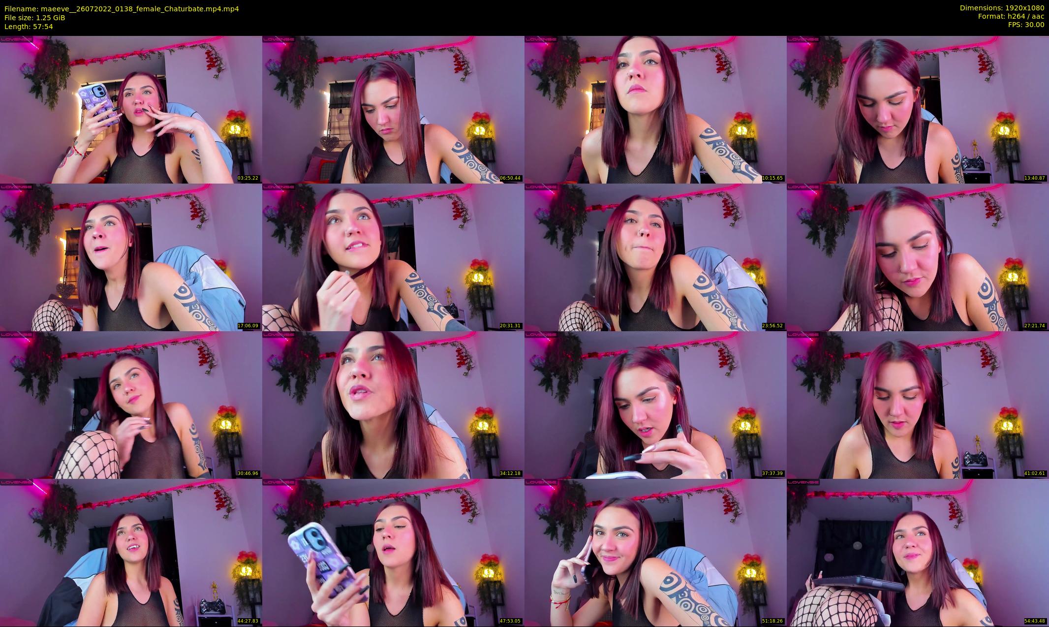 maeeve_ — 58 minute Chaturbate female cam show recording, 1080p, Jul 26, 2022