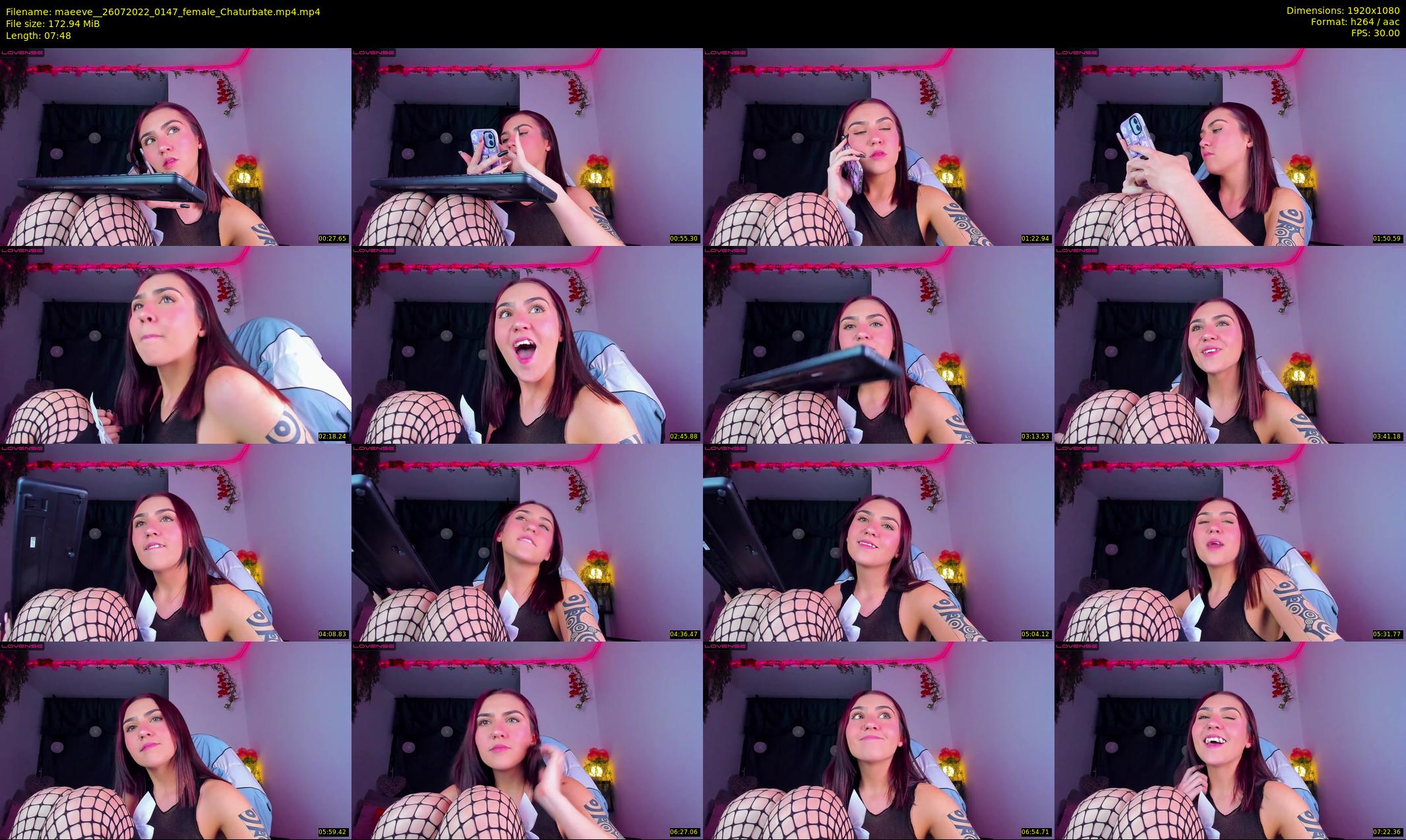 maeeve_ — 8 minute Chaturbate female cam show recording, 1080p, Jul 26, 2022