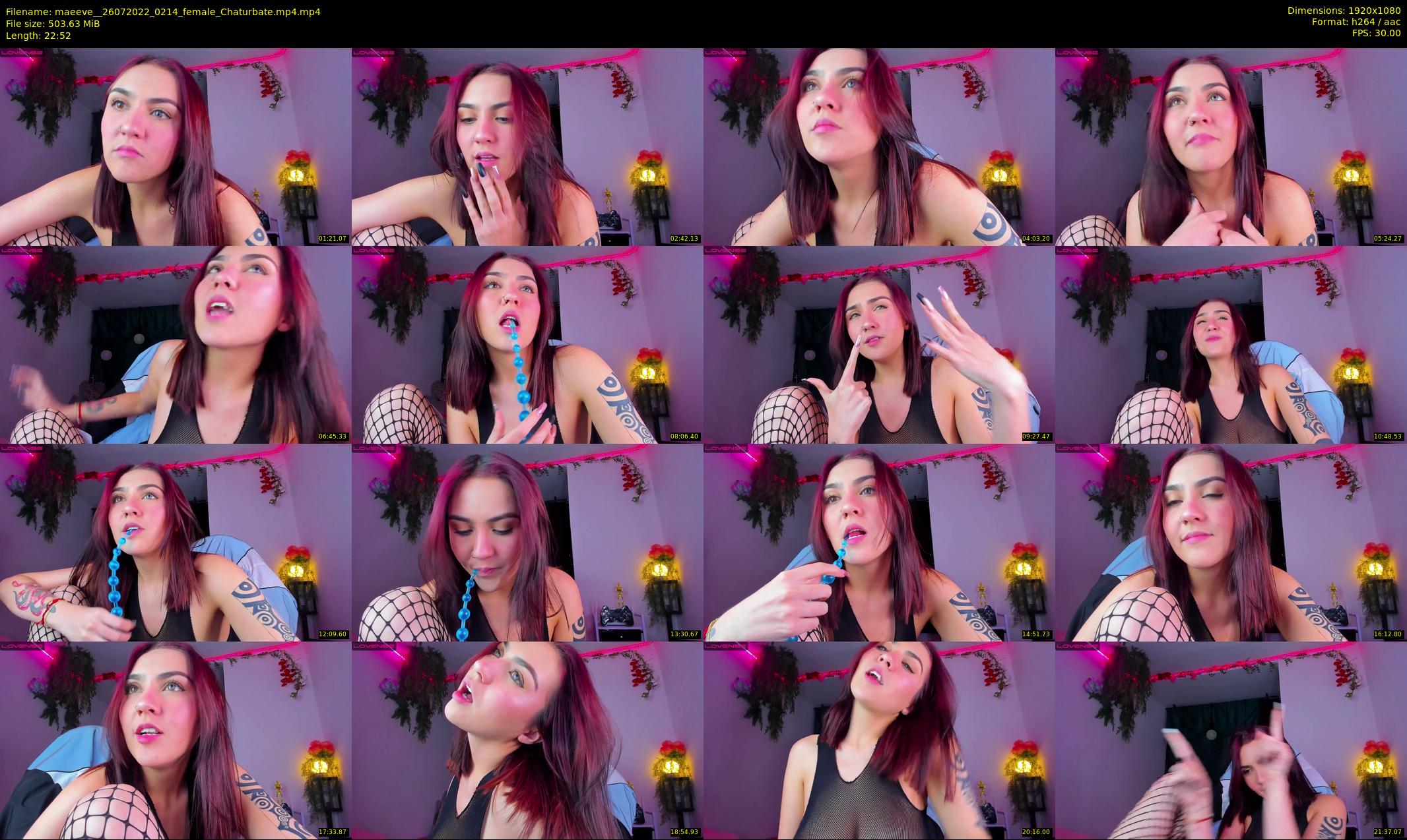 maeeve_ — 23 minute Chaturbate female cam show recording, 1080p, Jul 26, 2022