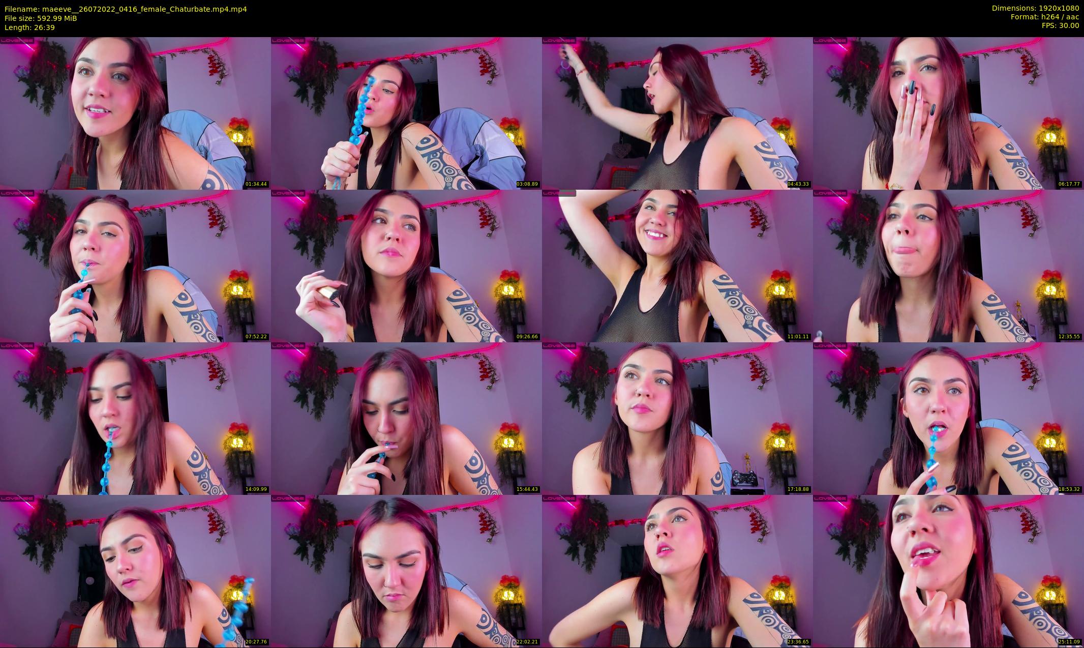 maeeve_ — 27 minute Chaturbate female cam show recording, 1080p, Jul 26, 2022