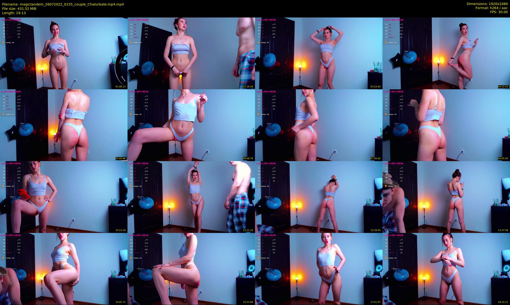 magictandem — 20 minute Chaturbate couple cam show recording, 1080p, Jul 26, 2022