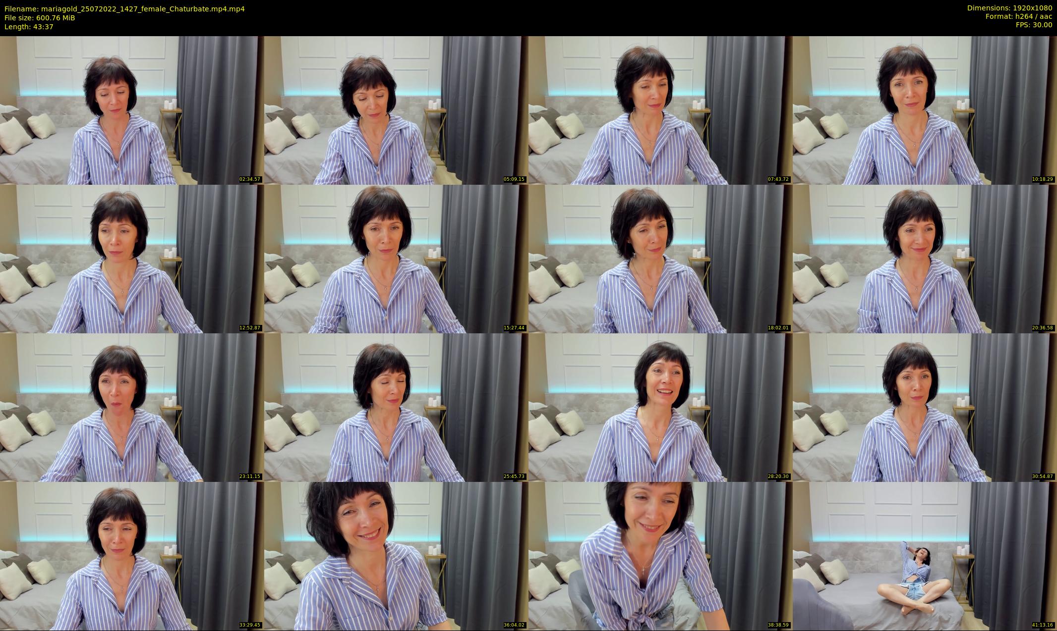 mariagold — 44 minute Chaturbate female cam show recording, 1080p, Jul 25, 2022
