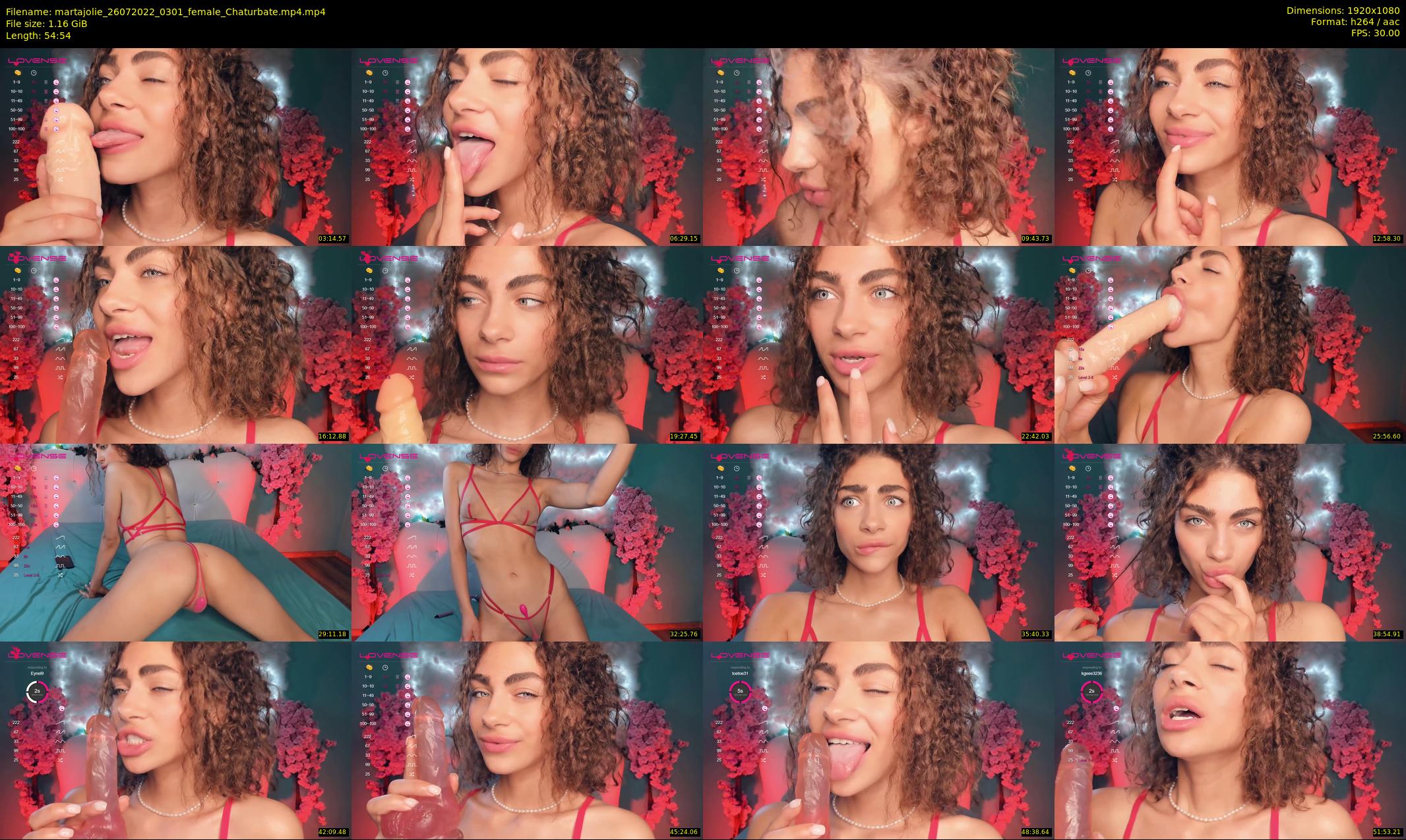 martajolie — 55 minute Chaturbate female cam show recording, 1080p, Jul 26, 2022