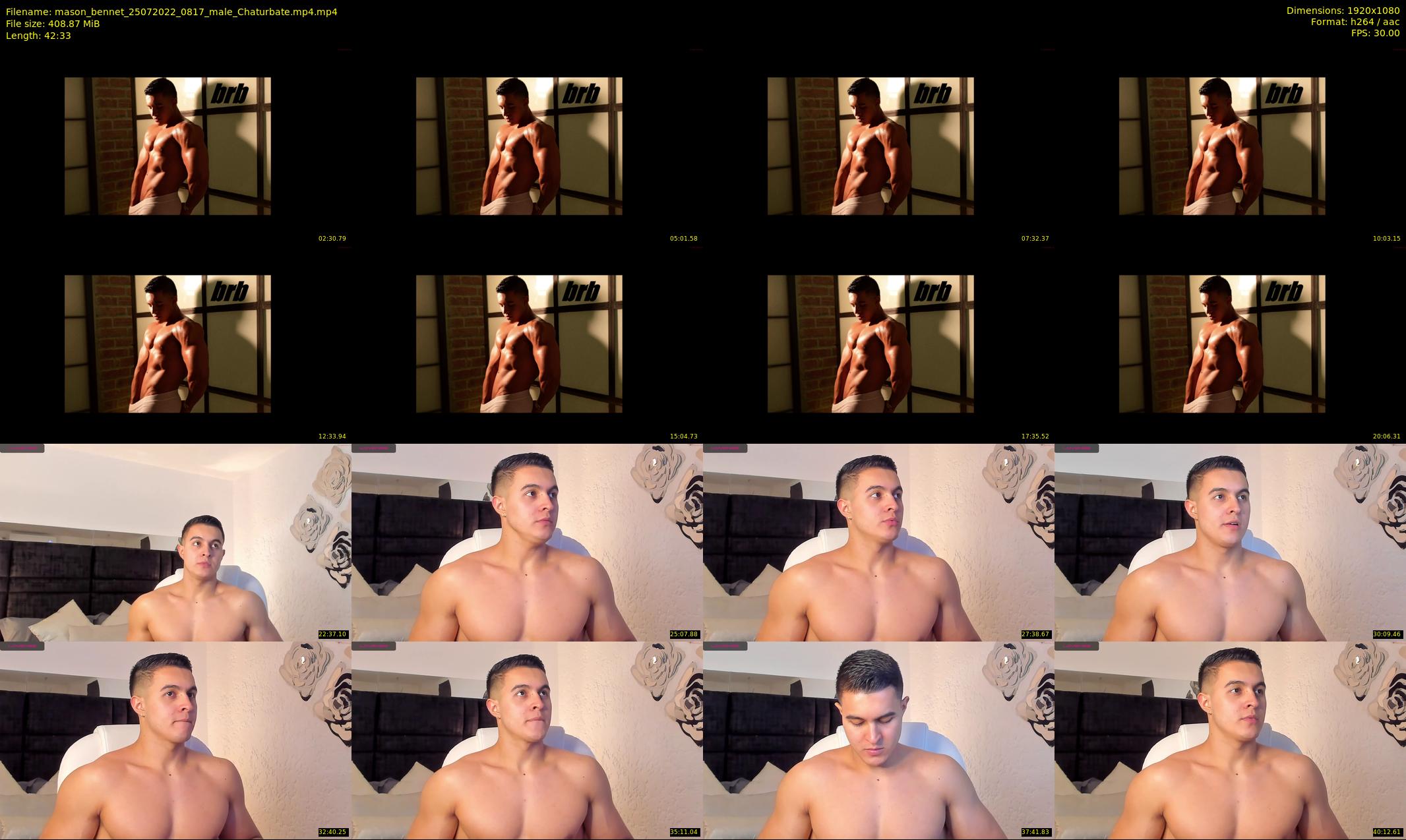 mason_bennet — 43 minute Chaturbate male cam show recording, 1080p, Jul 25, 2022
