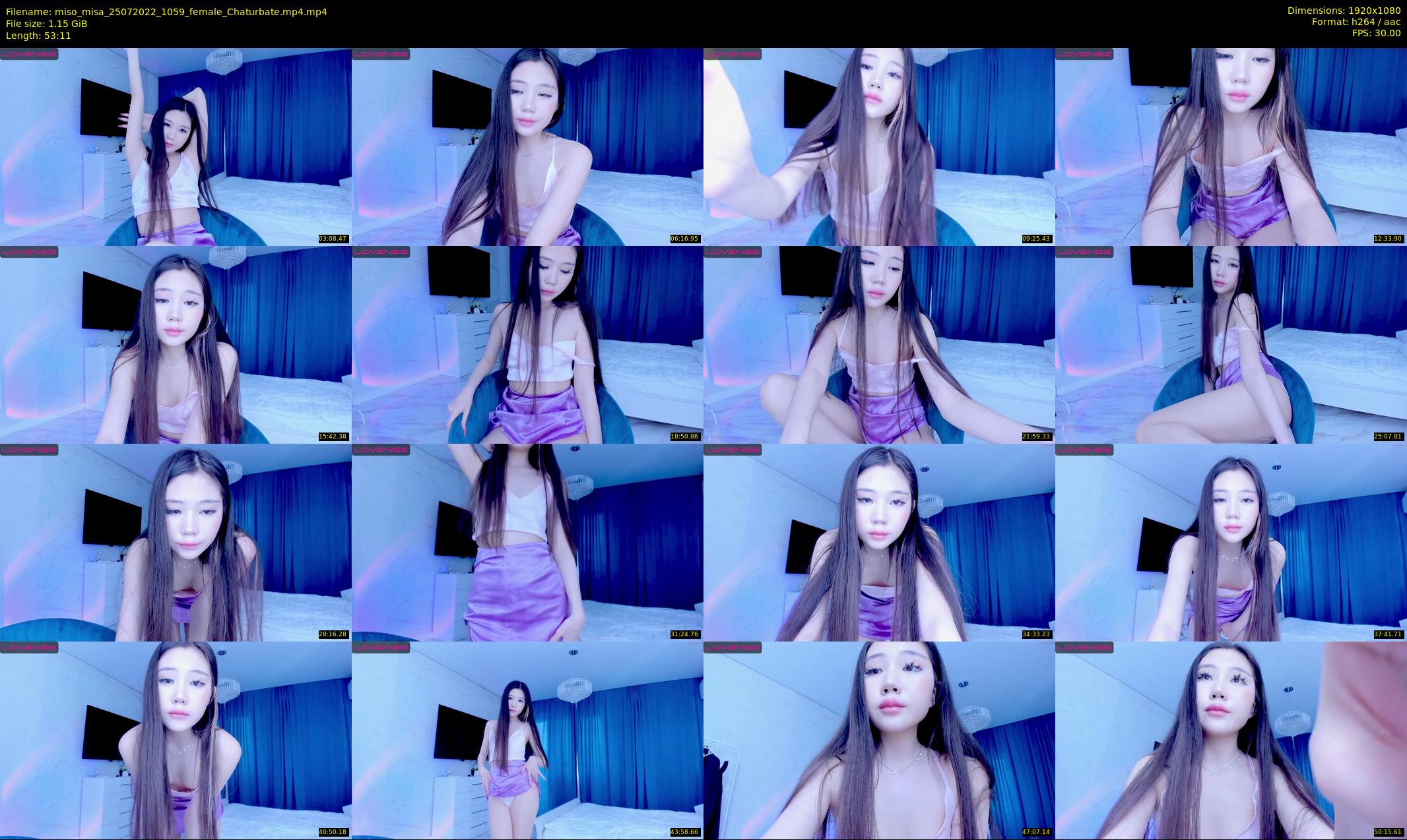miso_misa — 54 minute Chaturbate female cam show recording, 1080p, Jul 25, 2022