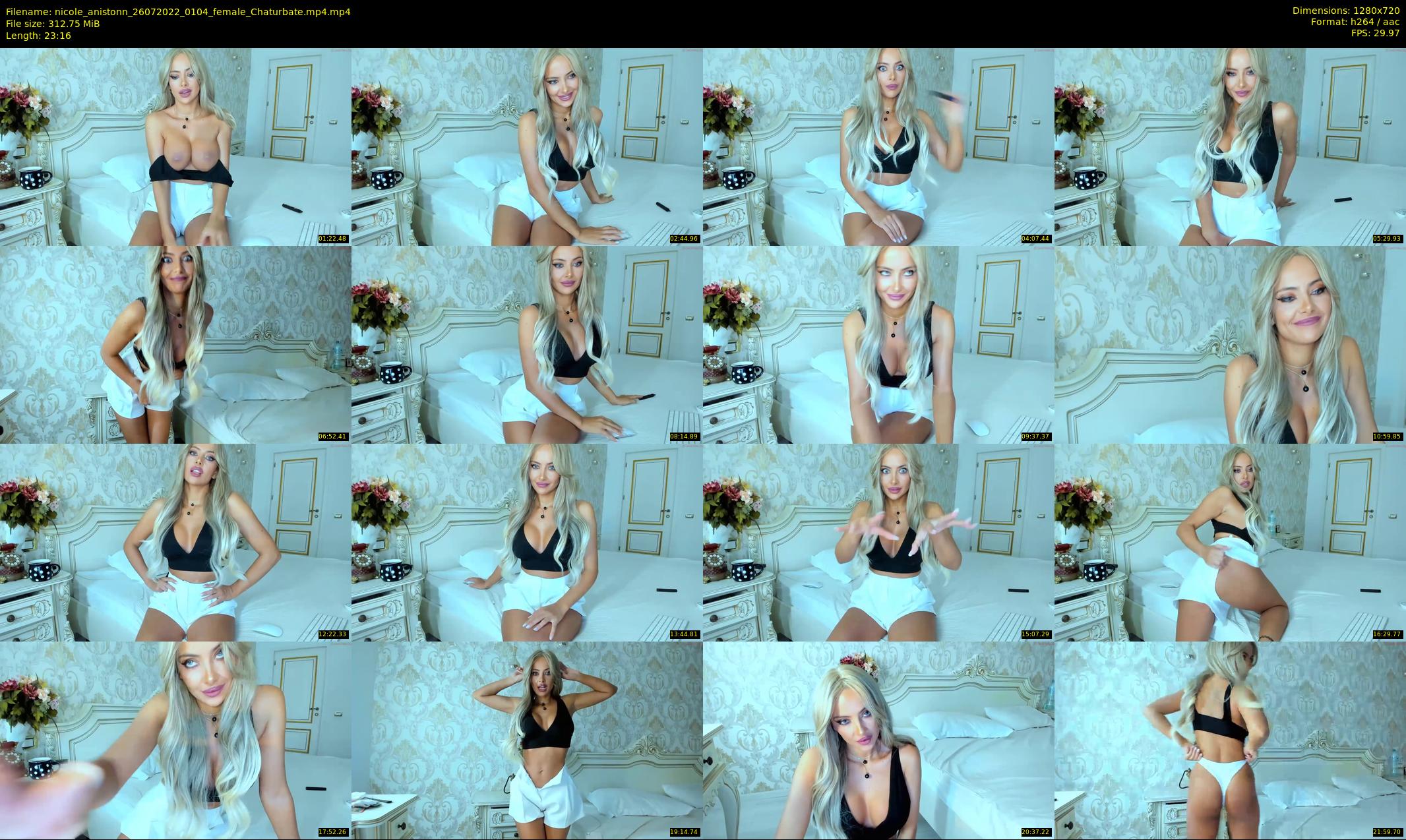 nicole_anistonn — 24 minute Chaturbate female cam show recording, 720p, Jul 26, 2022