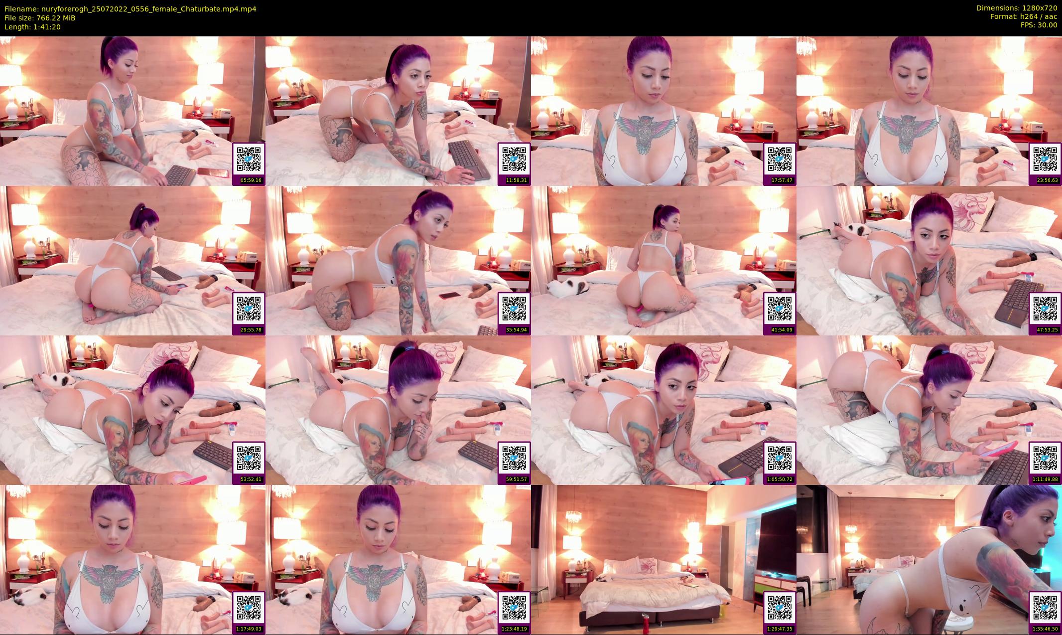 nuryforerogh — 102 minute Chaturbate female cam show recording, 720p, Jul 25, 2022