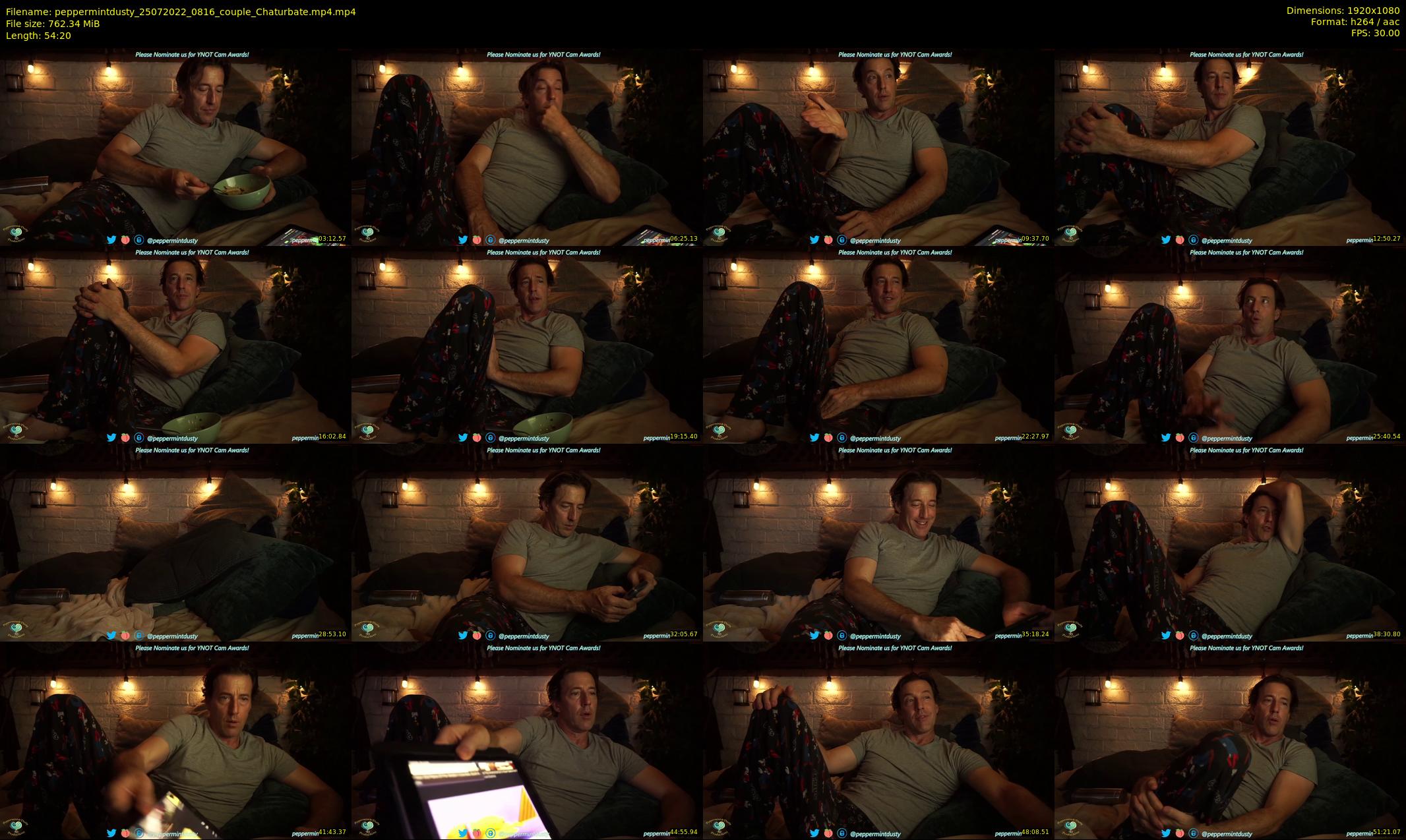 peppermintdusty — 55 minute Chaturbate couple cam show recording, 1080p, Jul 25, 2022
