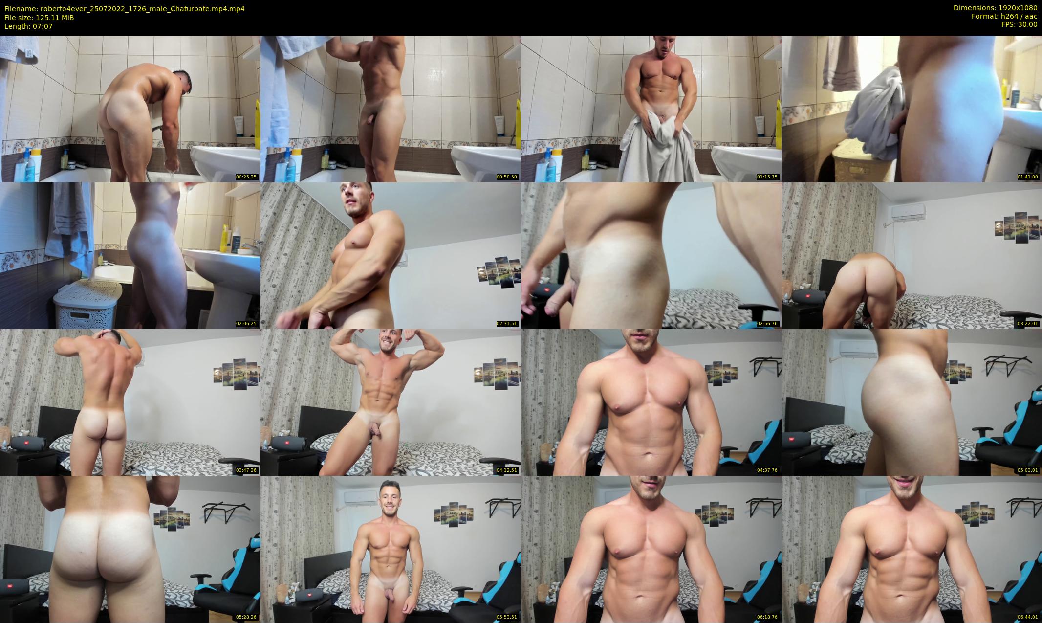 roberto4ever — 8 minute Chaturbate male cam show recording, 1080p, Jul 25, 2022
