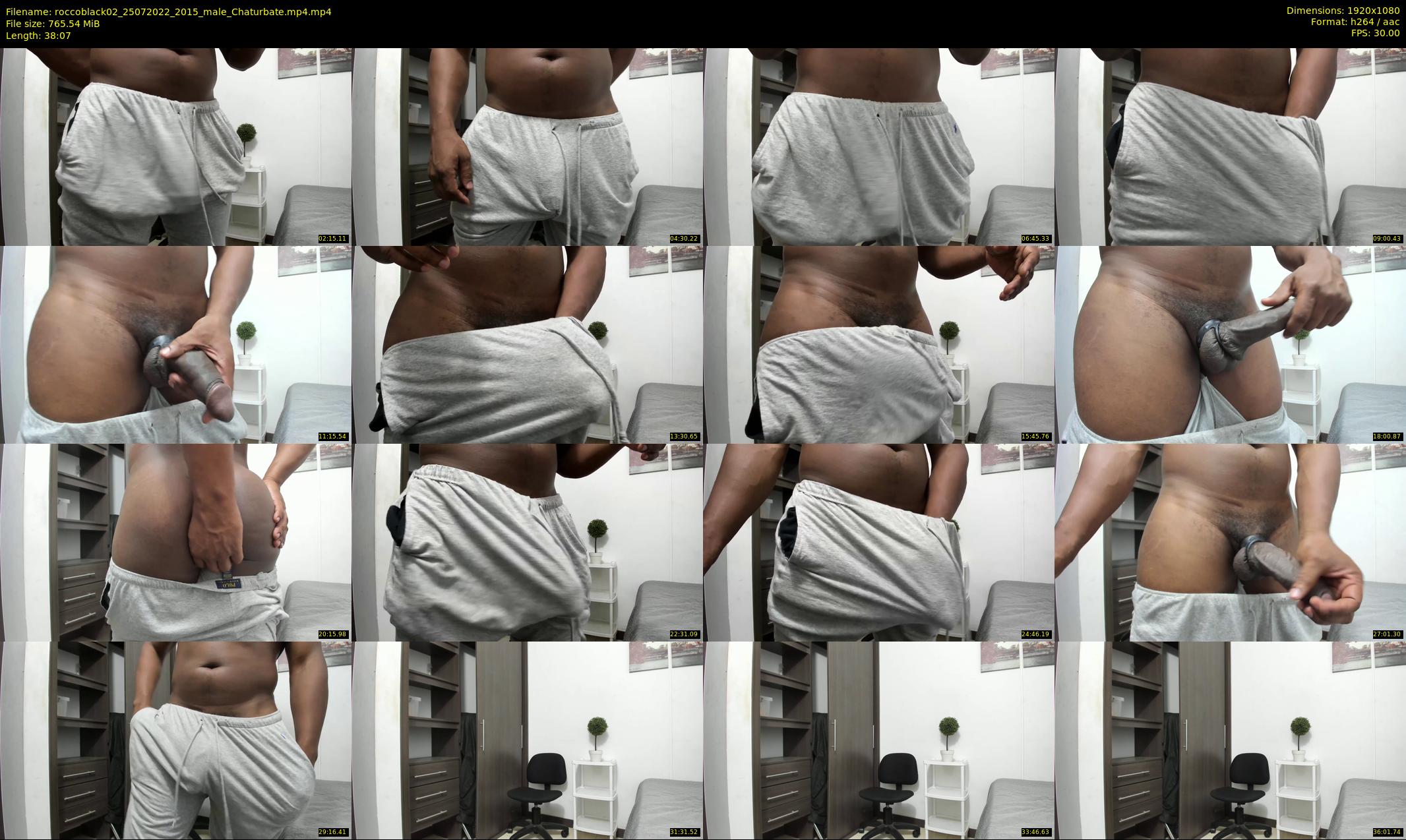 roccoblack02 — 39 minute Chaturbate male cam show recording, 1080p, Jul 25, 2022