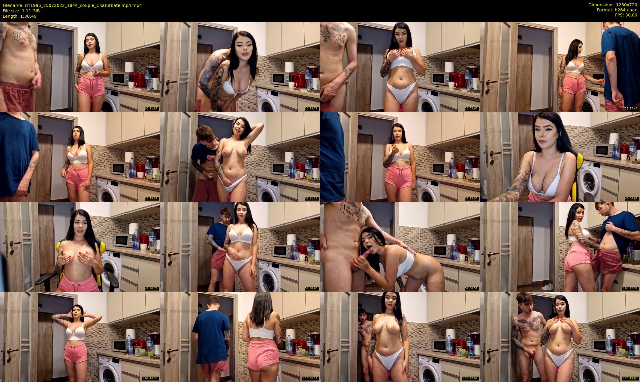 rrr1995 — 91 minute Chaturbate couple cam show recording, 720p, Jul 25, 2022