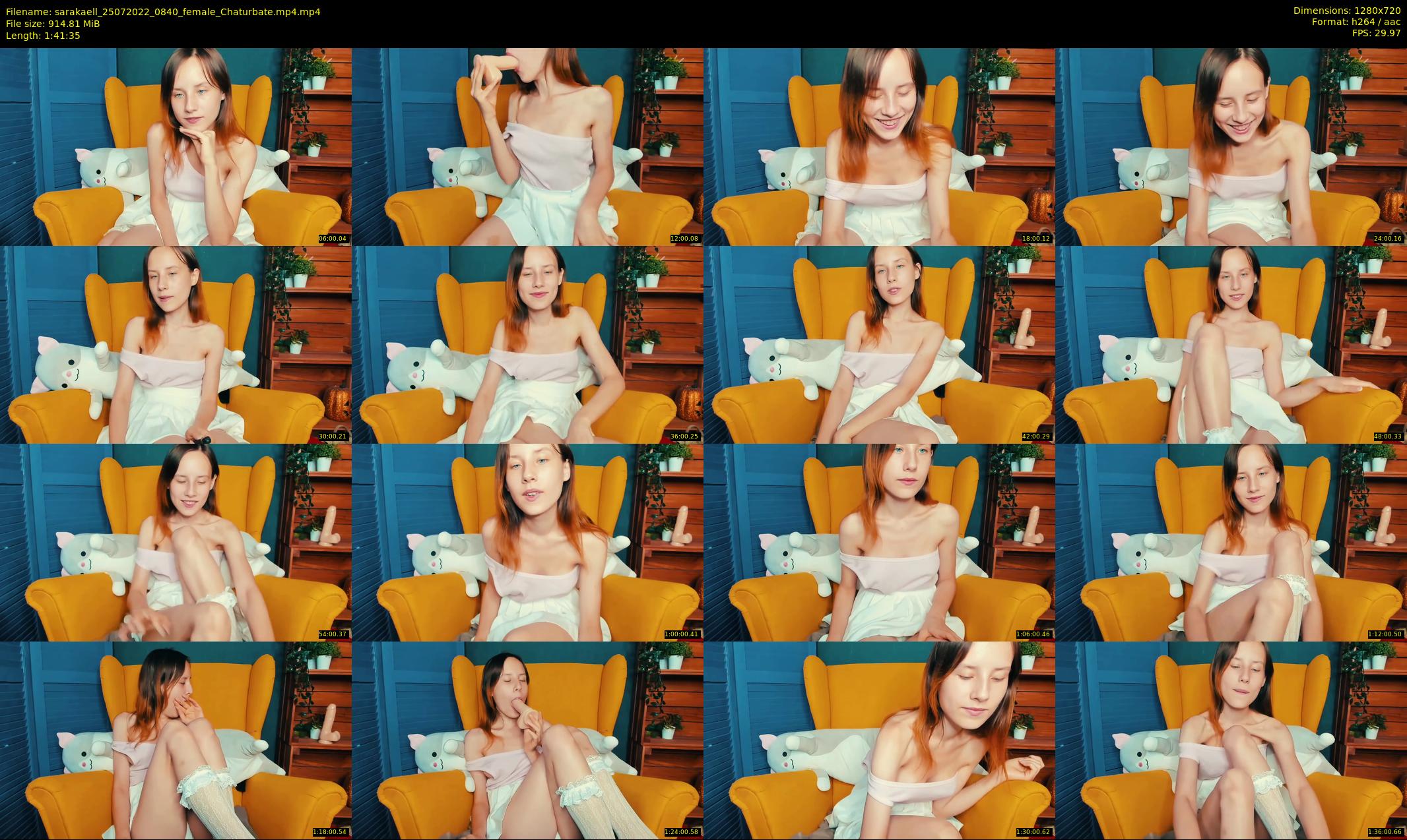 sarakaell — 102 minute Chaturbate female cam show recording, 720p, Jul 25, 2022