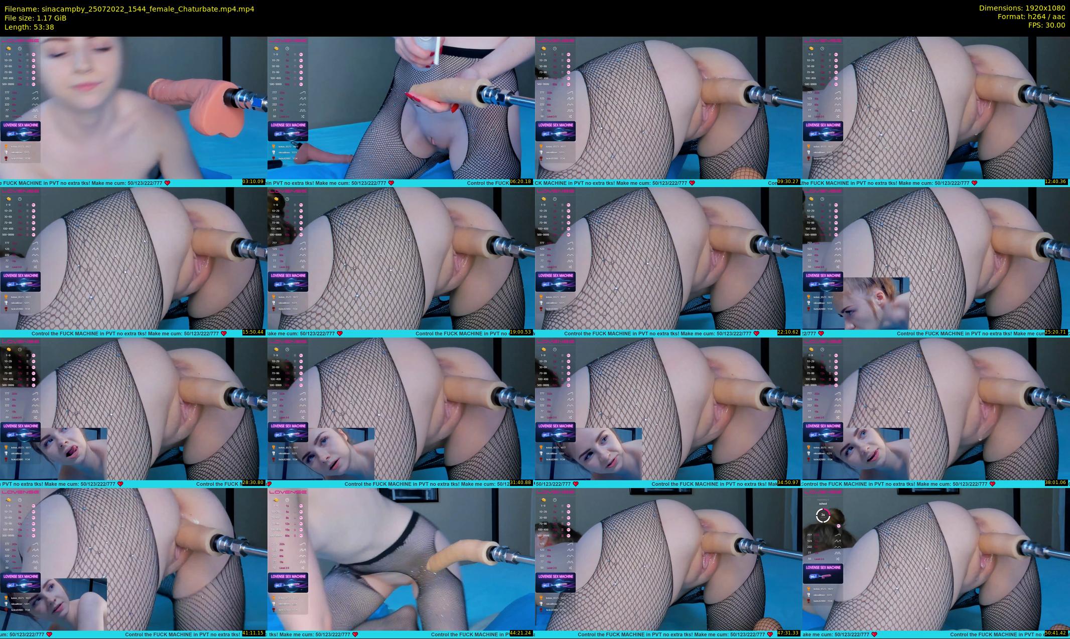 sinacampby — 54 minute Chaturbate couple cam show recording, 1080p, Jul 25, 2022