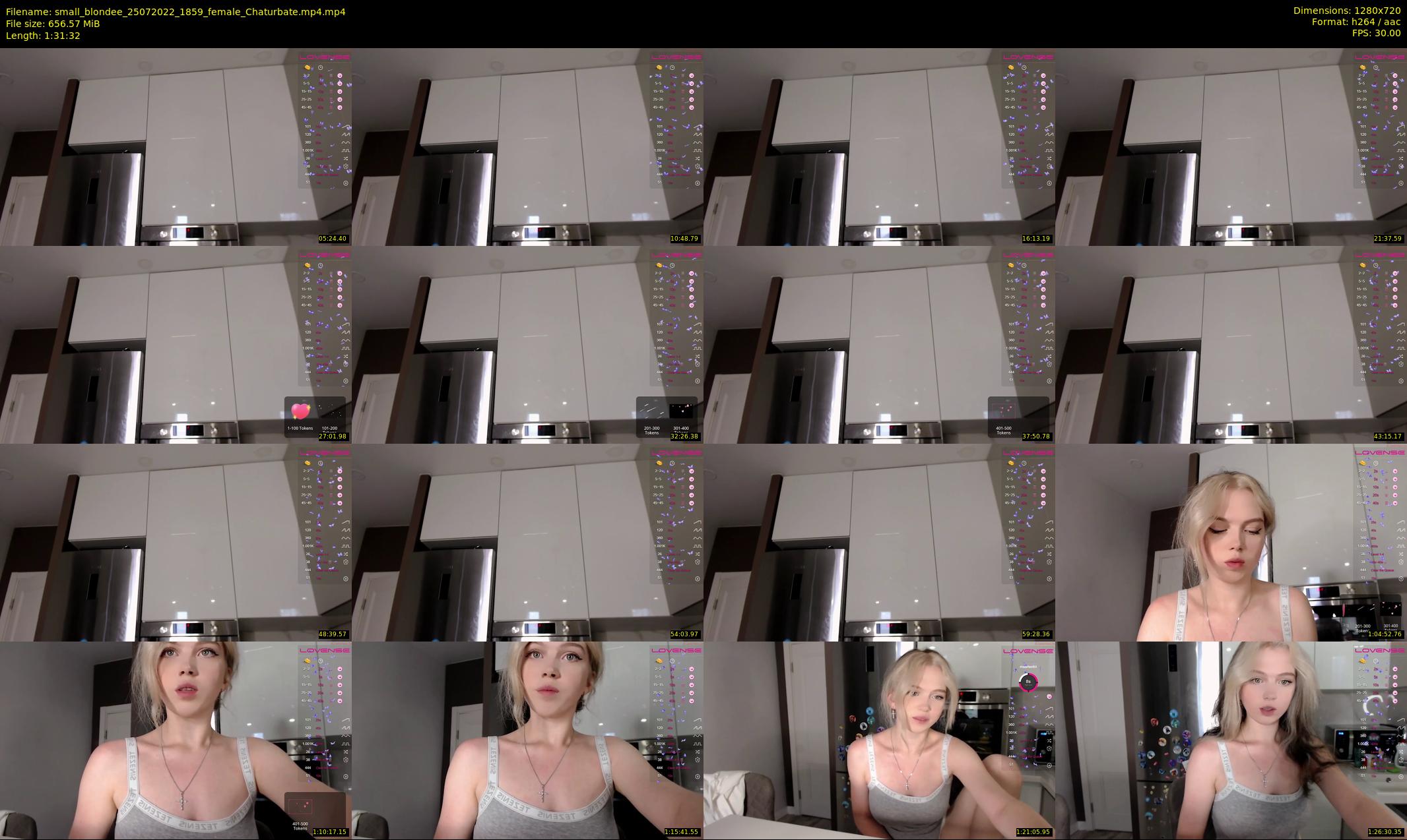 small_blondee — 92 minute Chaturbate female cam show recording, 720p, Jul 25, 2022