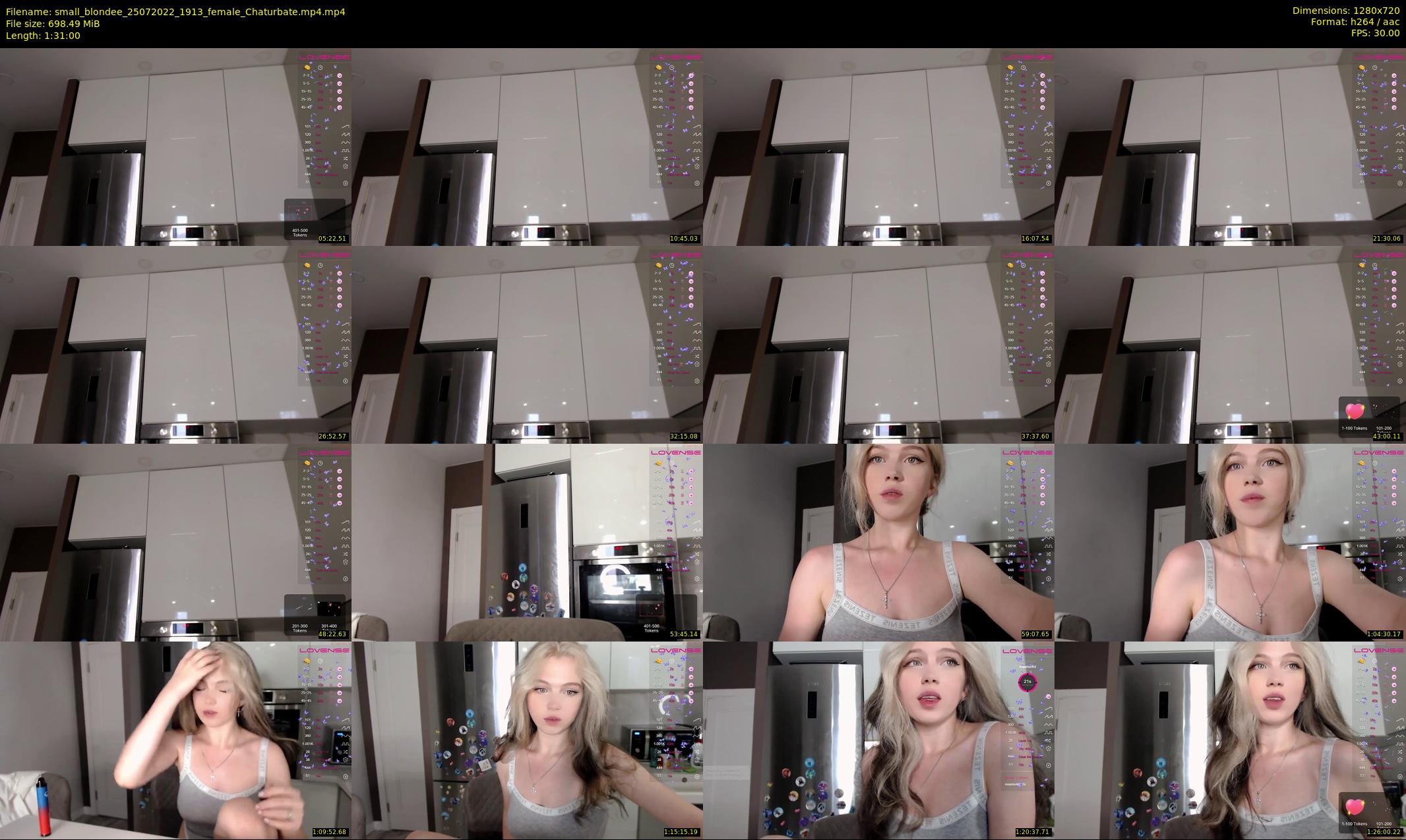 small_blondee — 91 minute Chaturbate female cam show recording, 720p, Jul 25, 2022