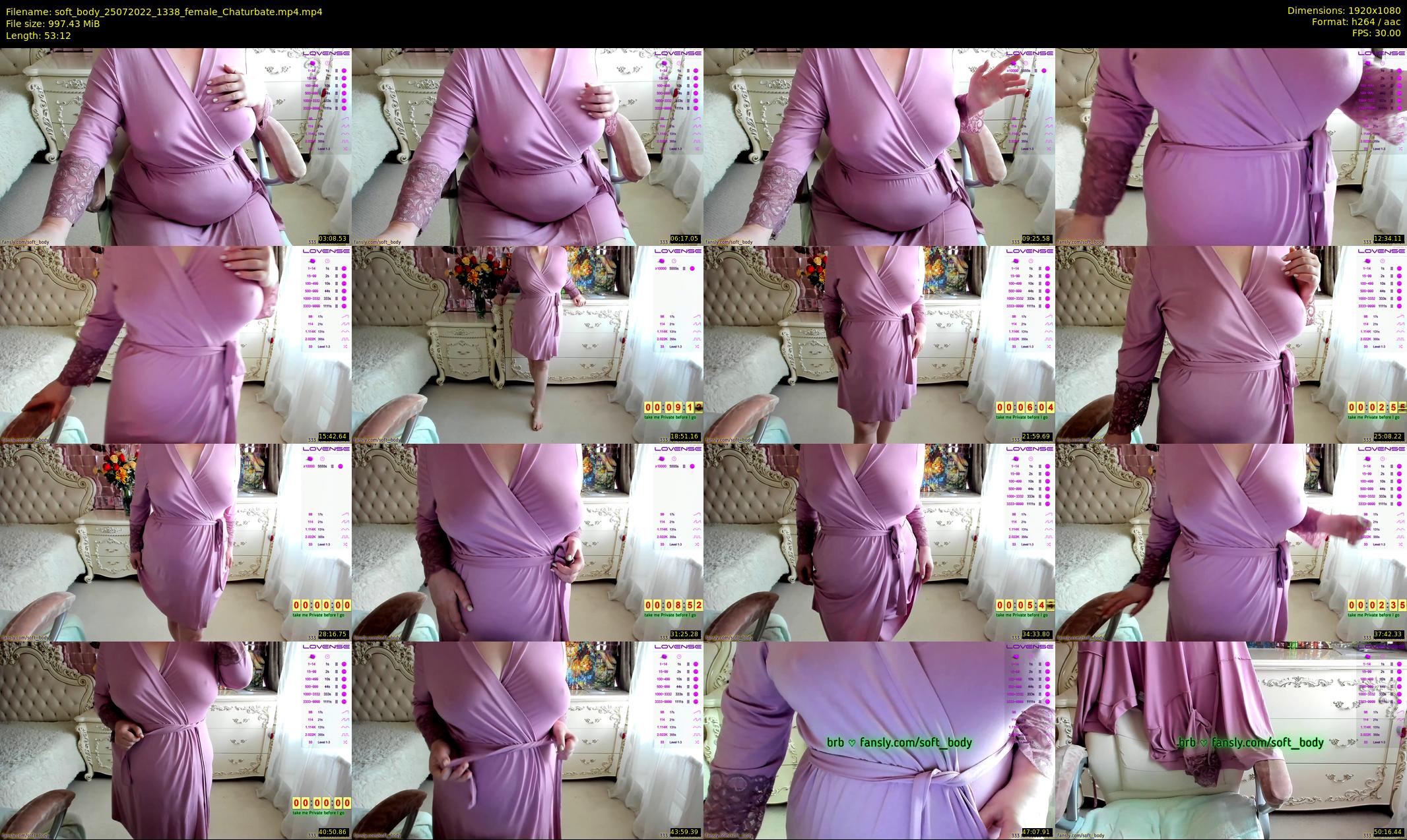 soft_body — 54 minute Chaturbate female cam show recording, 1080p, Jul 25, 2022
