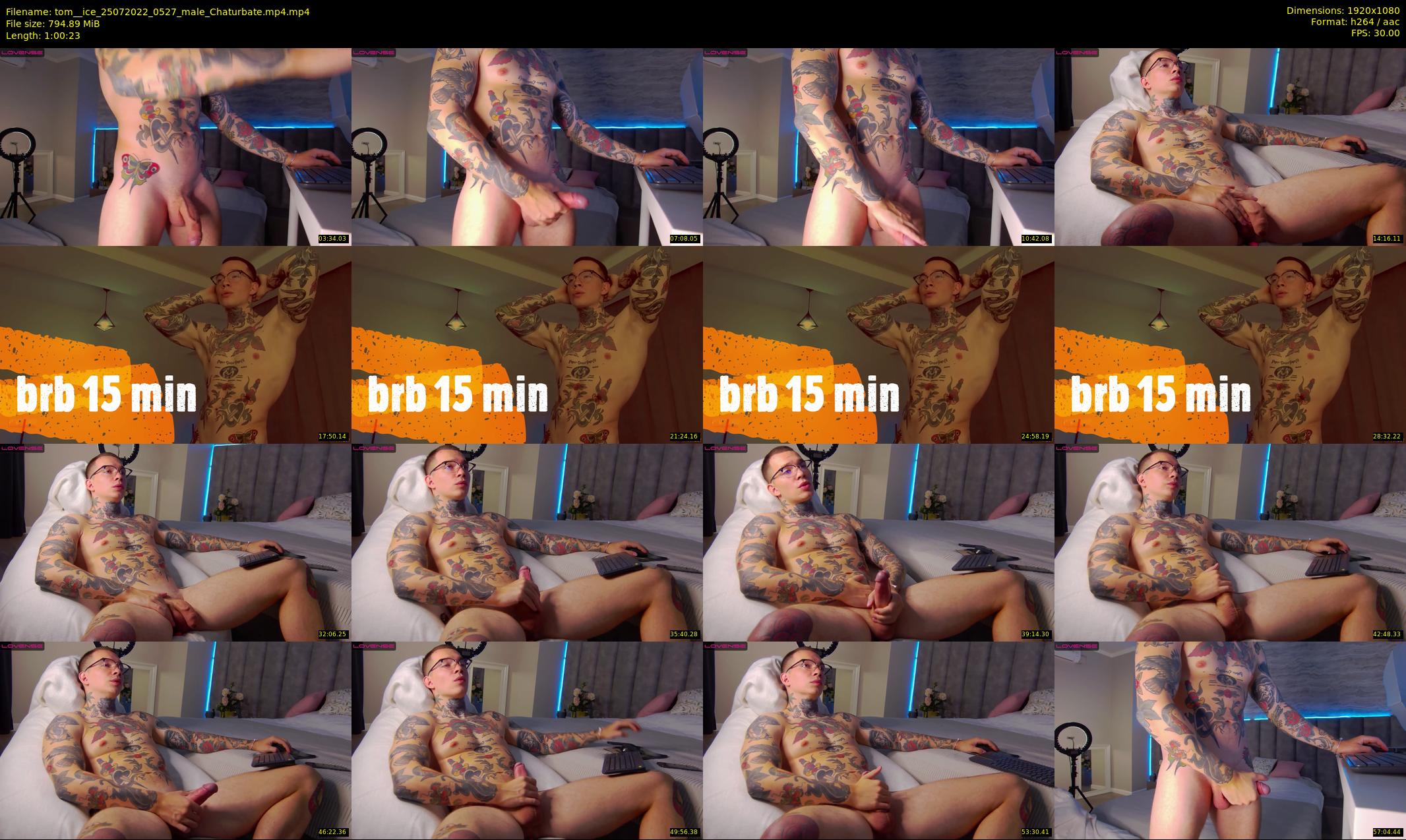 tom__ice — 61 minute Chaturbate male cam show recording, 1080p, Jul 25, 2022