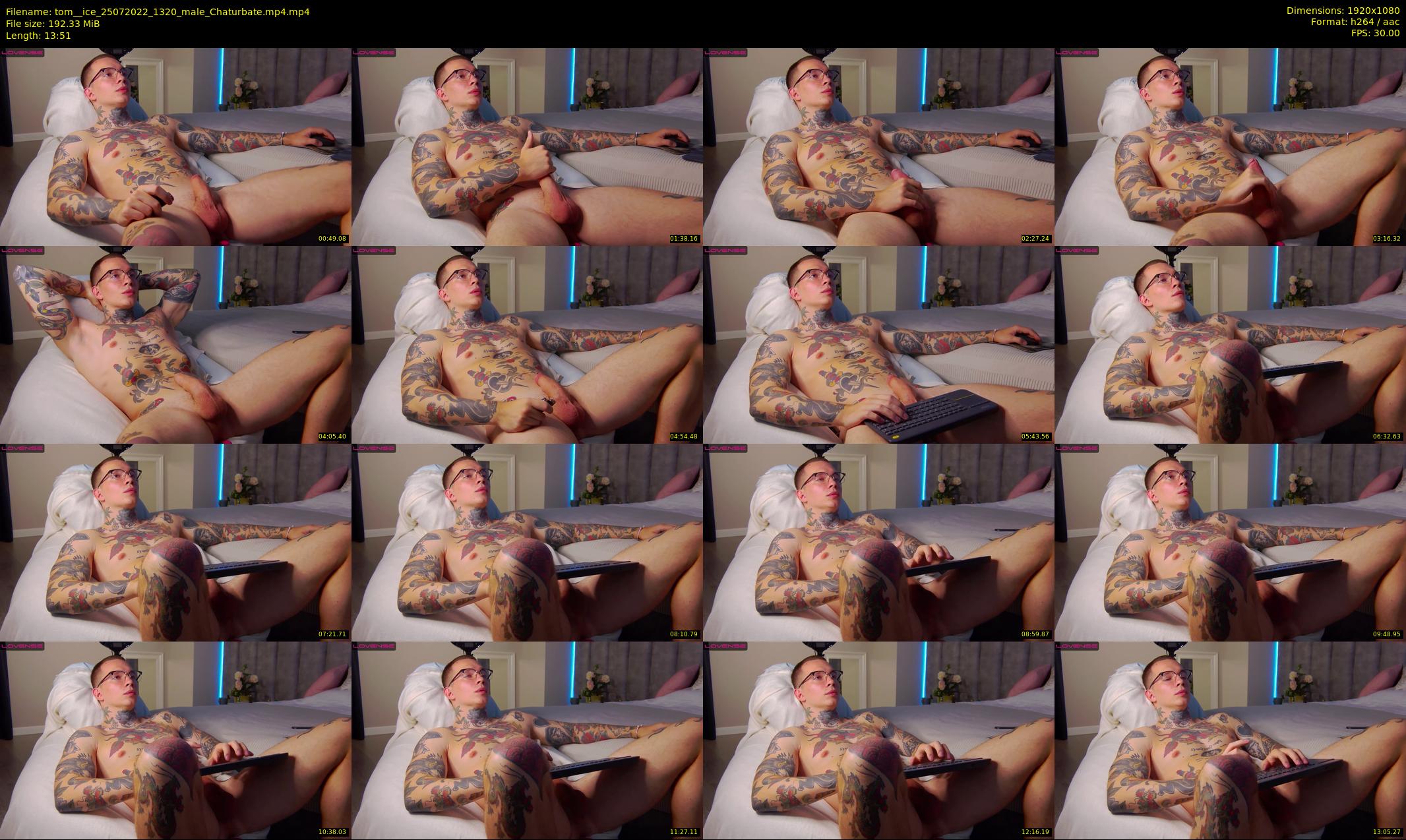 tom__ice — 14 minute Chaturbate male cam show recording, 1080p, Jul 25, 2022