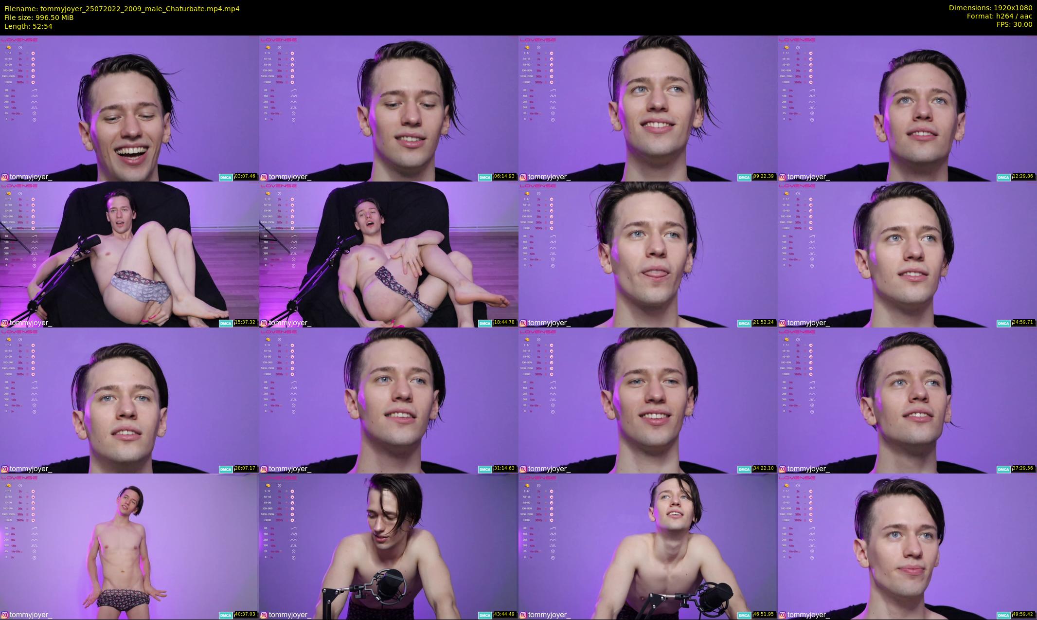 tommyjoyer — 53 minute Chaturbate male cam show recording, 1080p, Jul 25, 2022