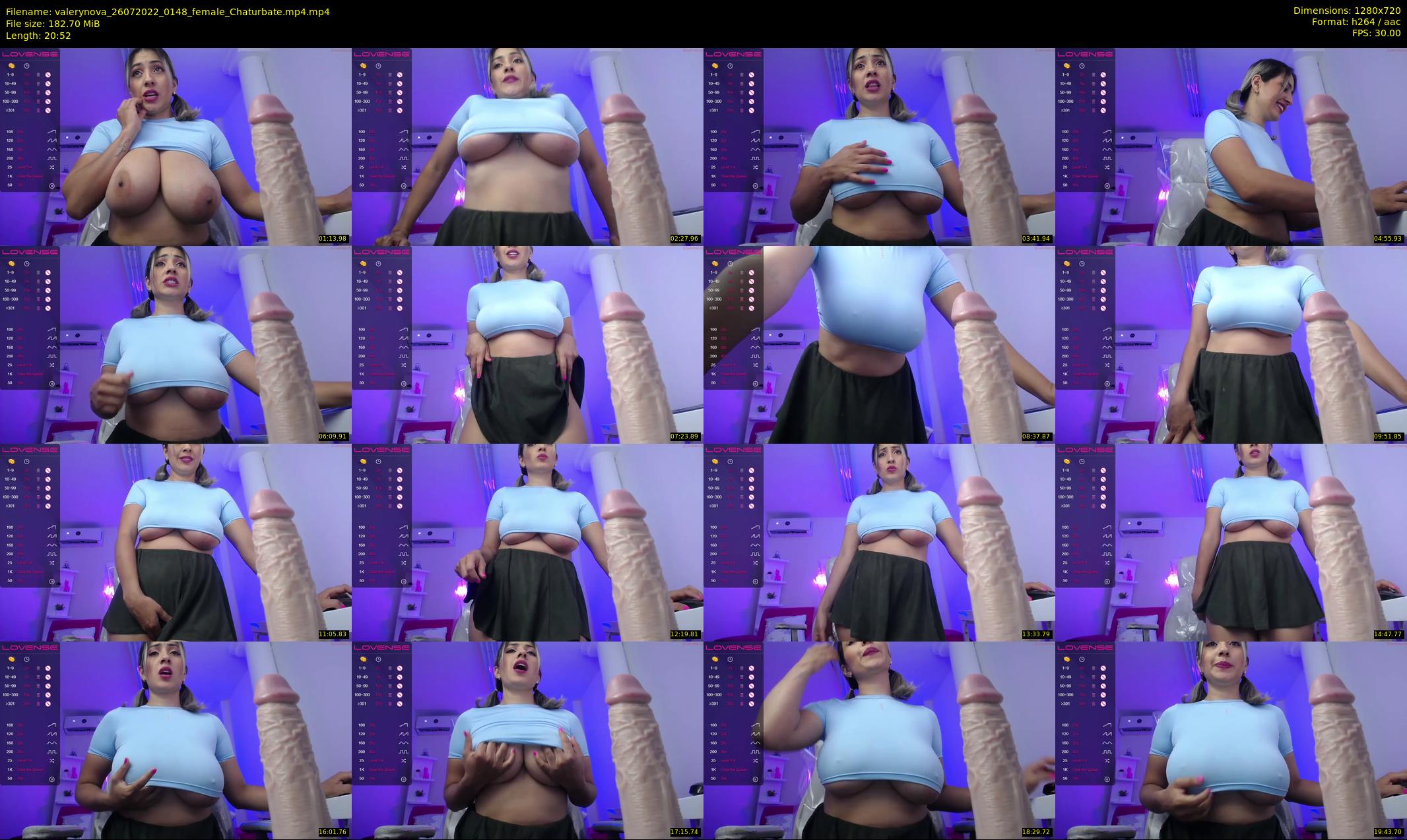 valerynova — 21 minute Chaturbate female cam show recording, 720p, Jul 26, 2022